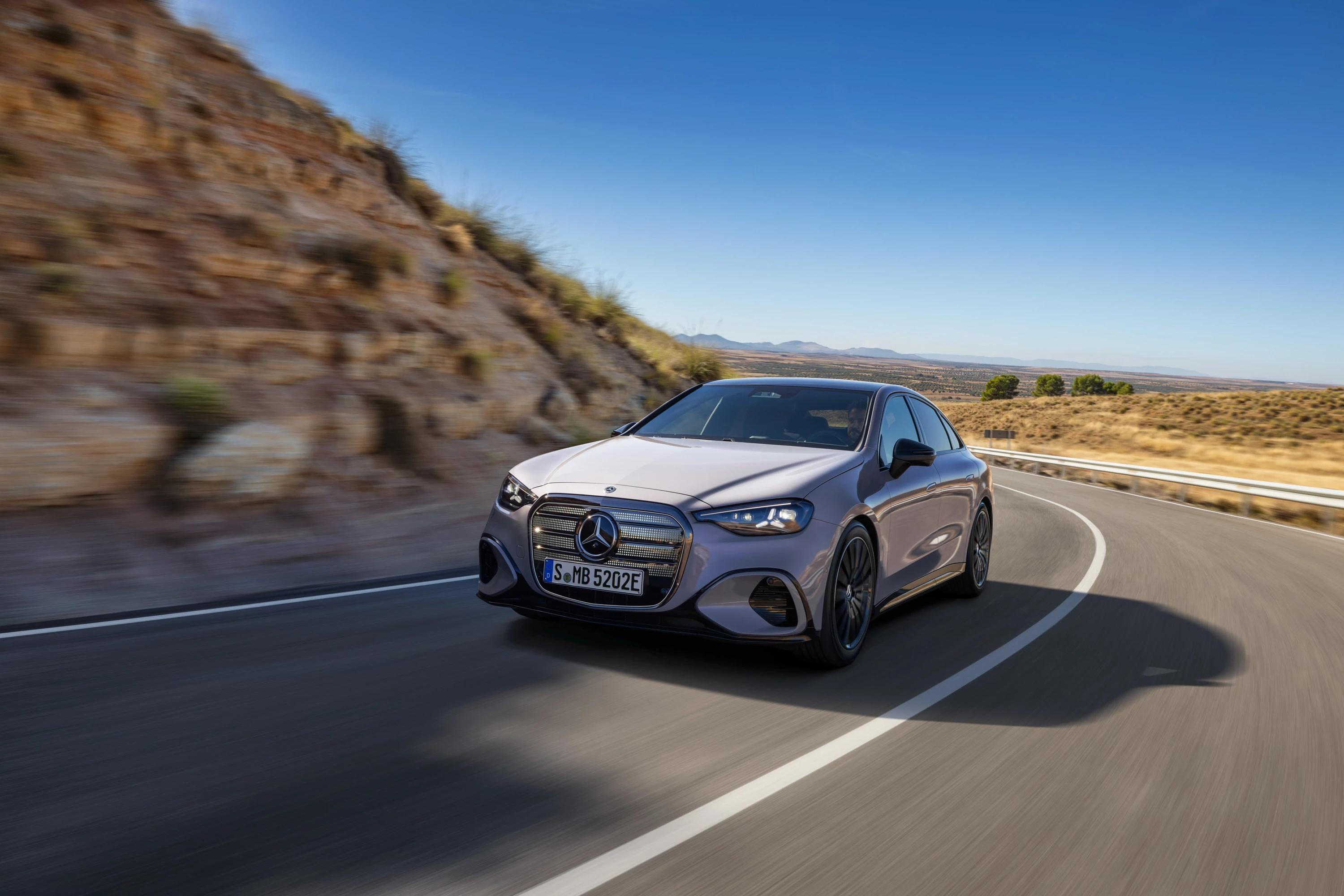 Mercedes C 400 4MATIC electric exterior view