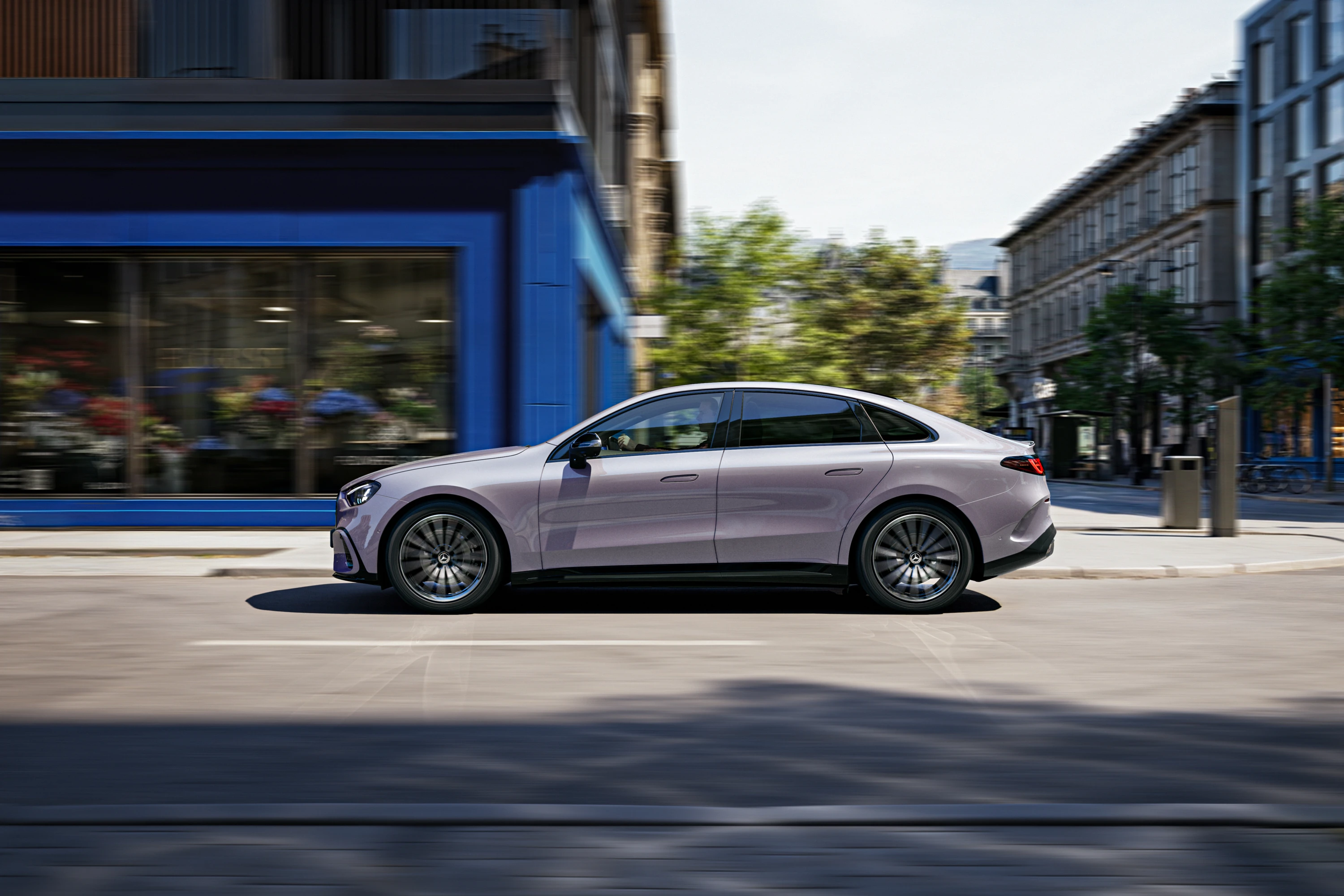 Mercedes C 400 4MATIC electric exterior view