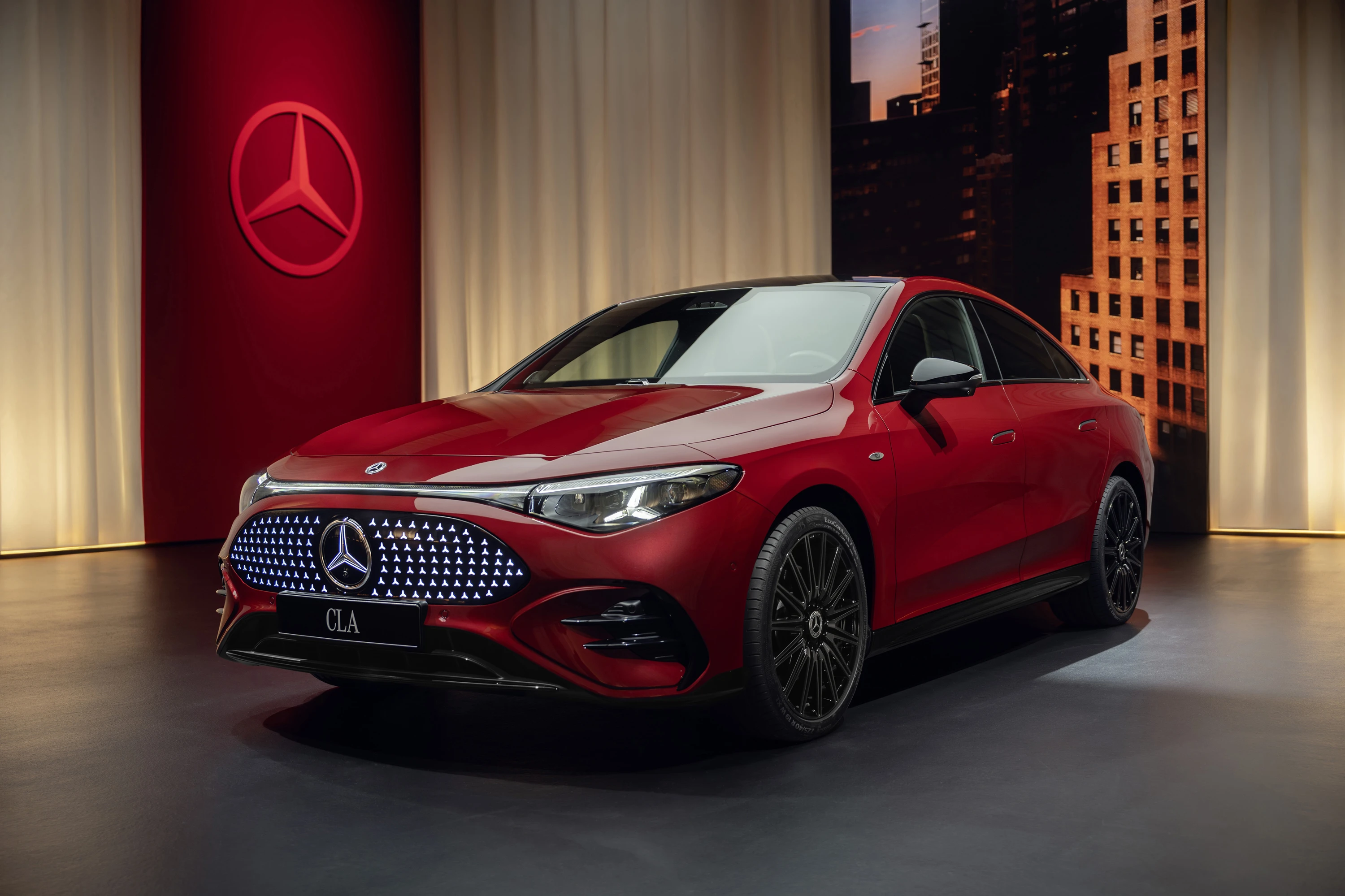 Mercedes CLA 200 electric vehicle