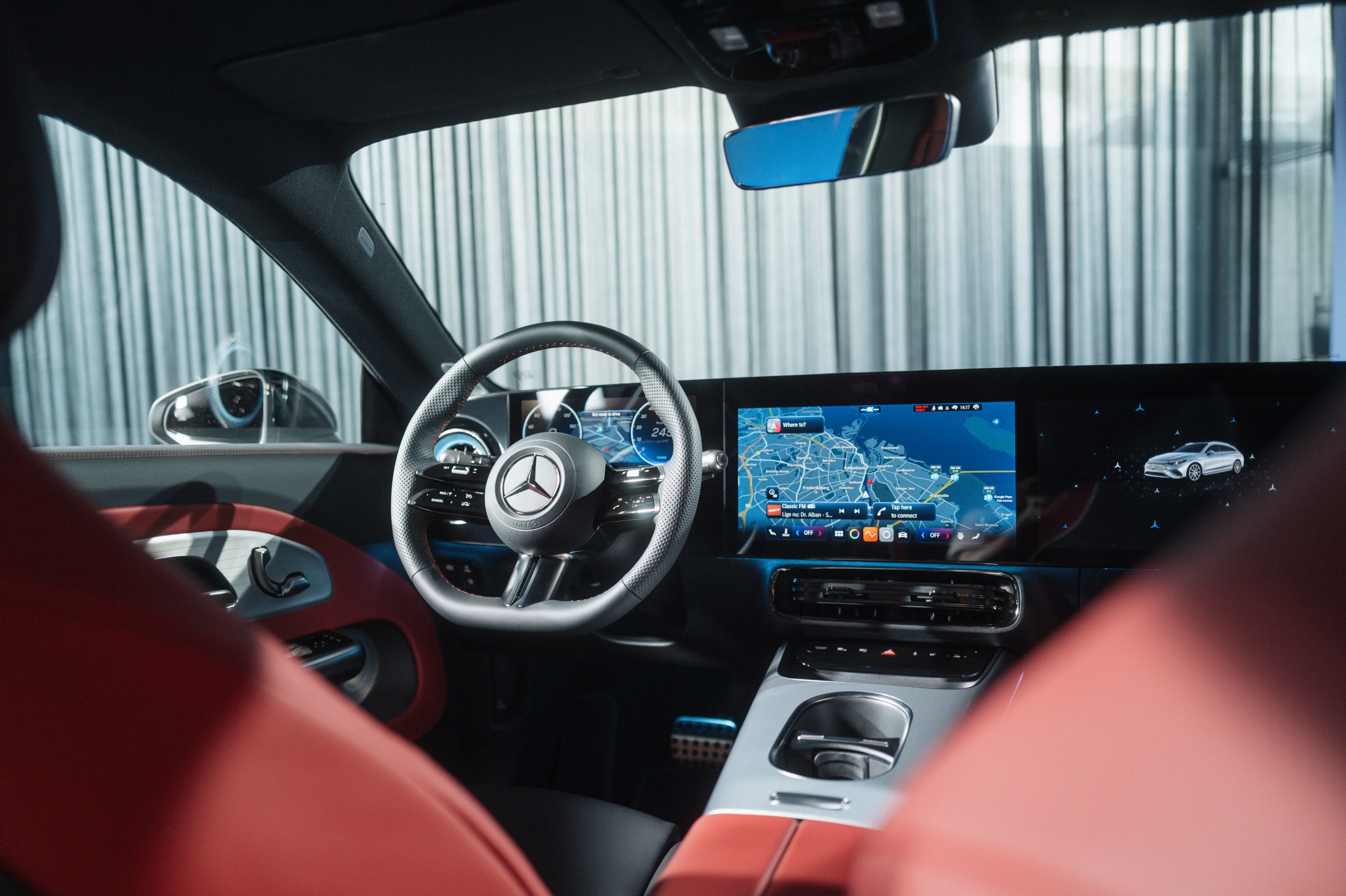 Mercedes CLA 200 Shooting Brake interior view