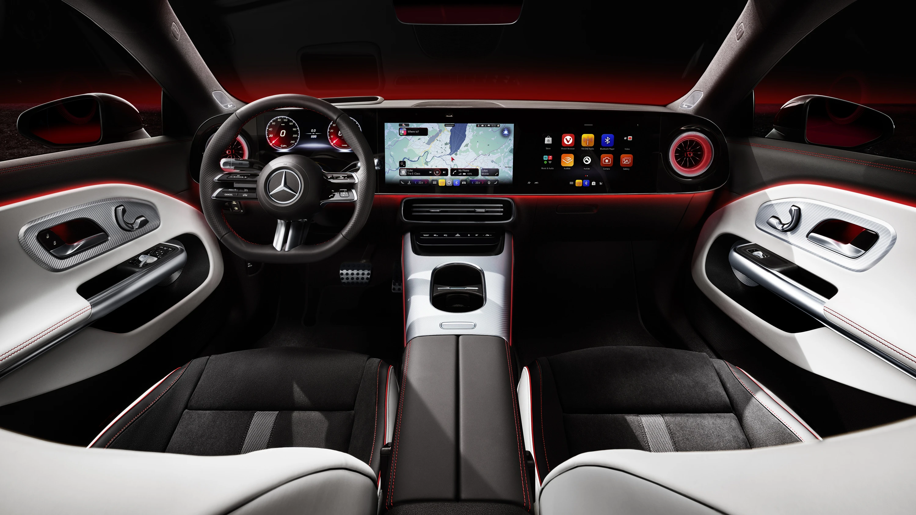 Mercedes CLA 350 4MATIC interior view