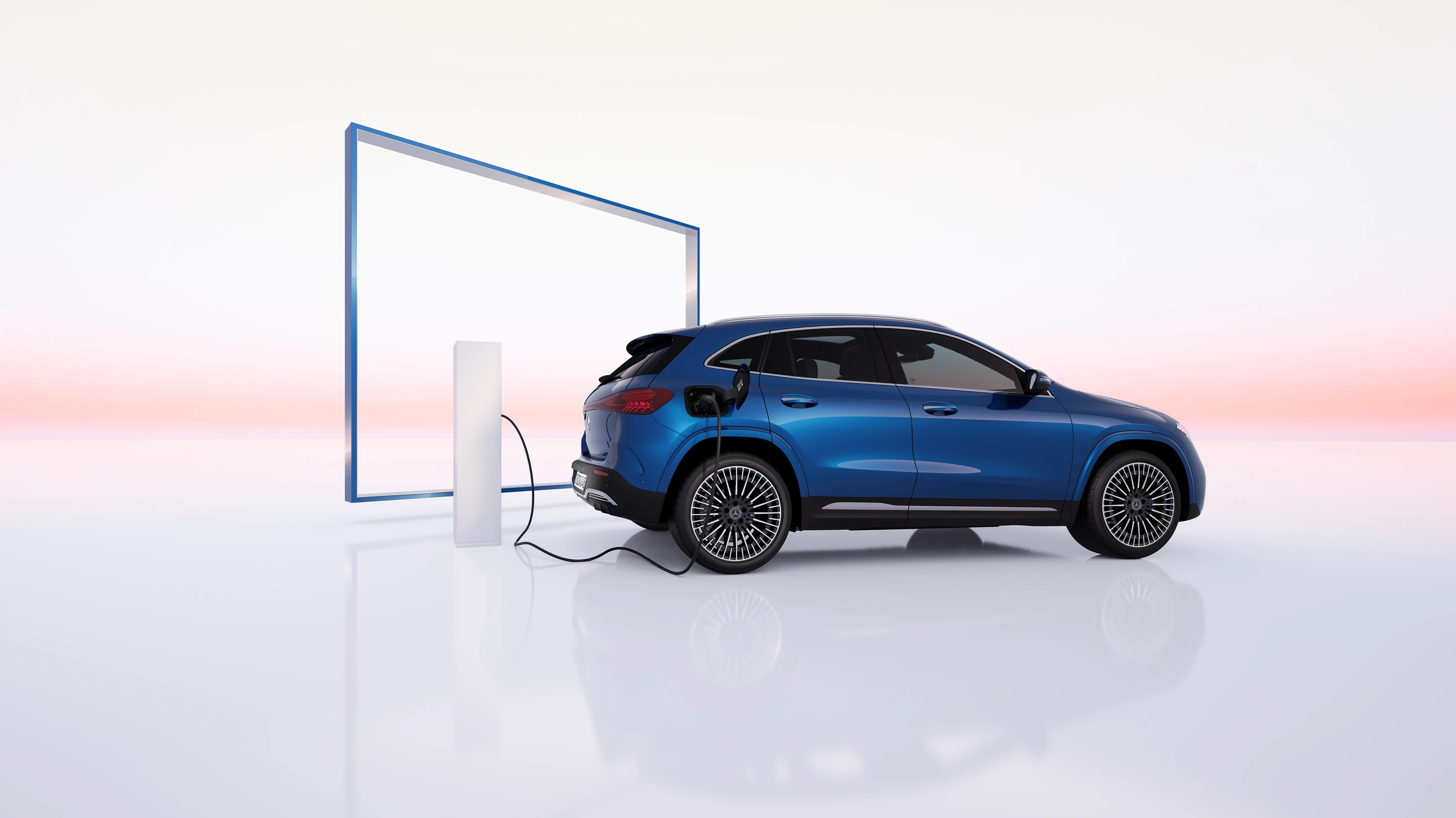 Mercedes-EQ EQA 250+ charging view