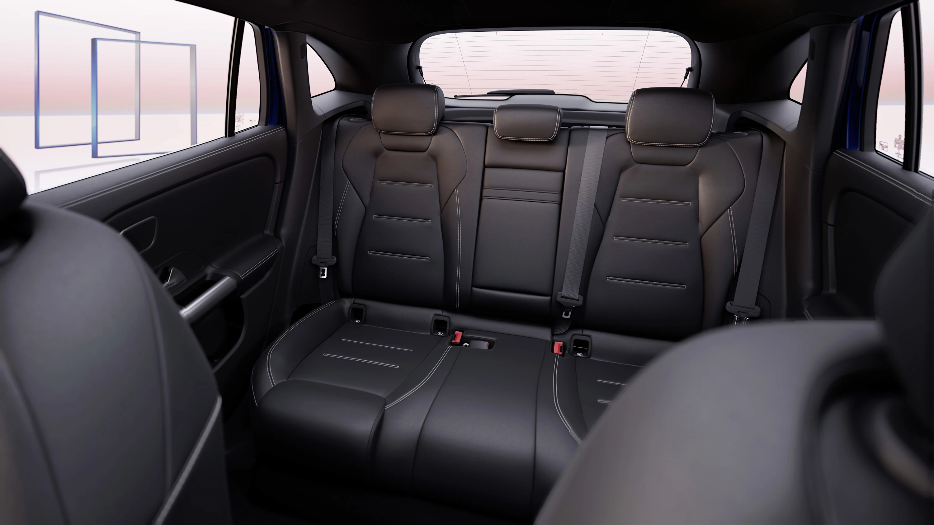 Mercedes-EQ EQA 250+ secondrowseats view