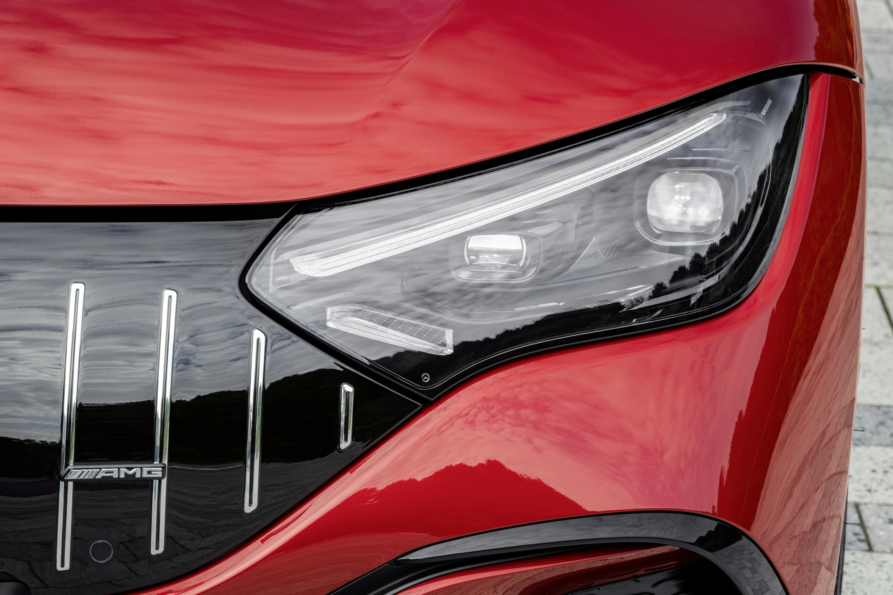 Mercedes-AMG EQE 43 4MATIC headlights view