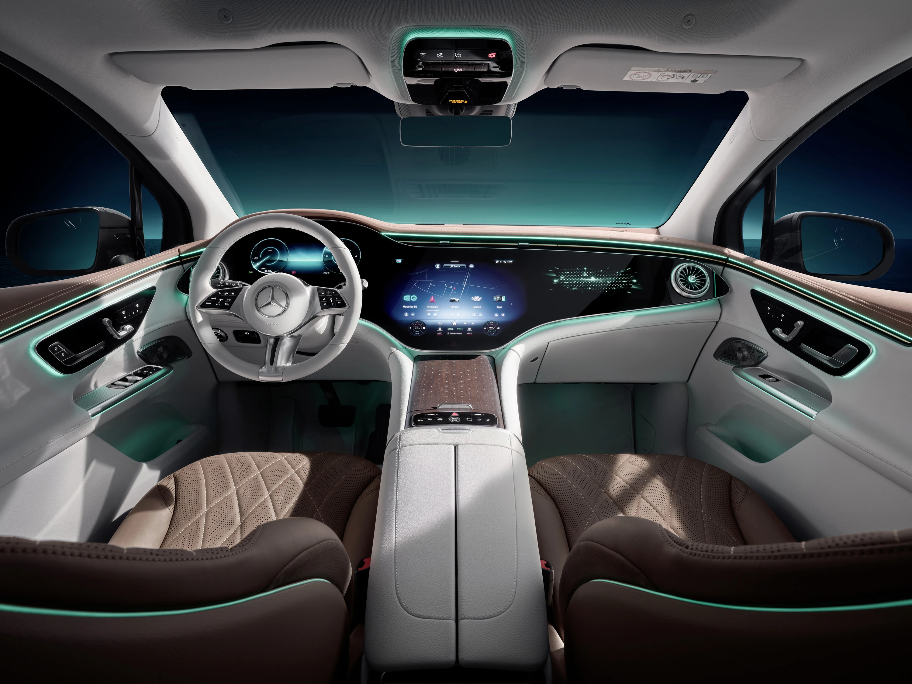 Mercedes-EQ EQE 350 4MATIC SUV interior view
