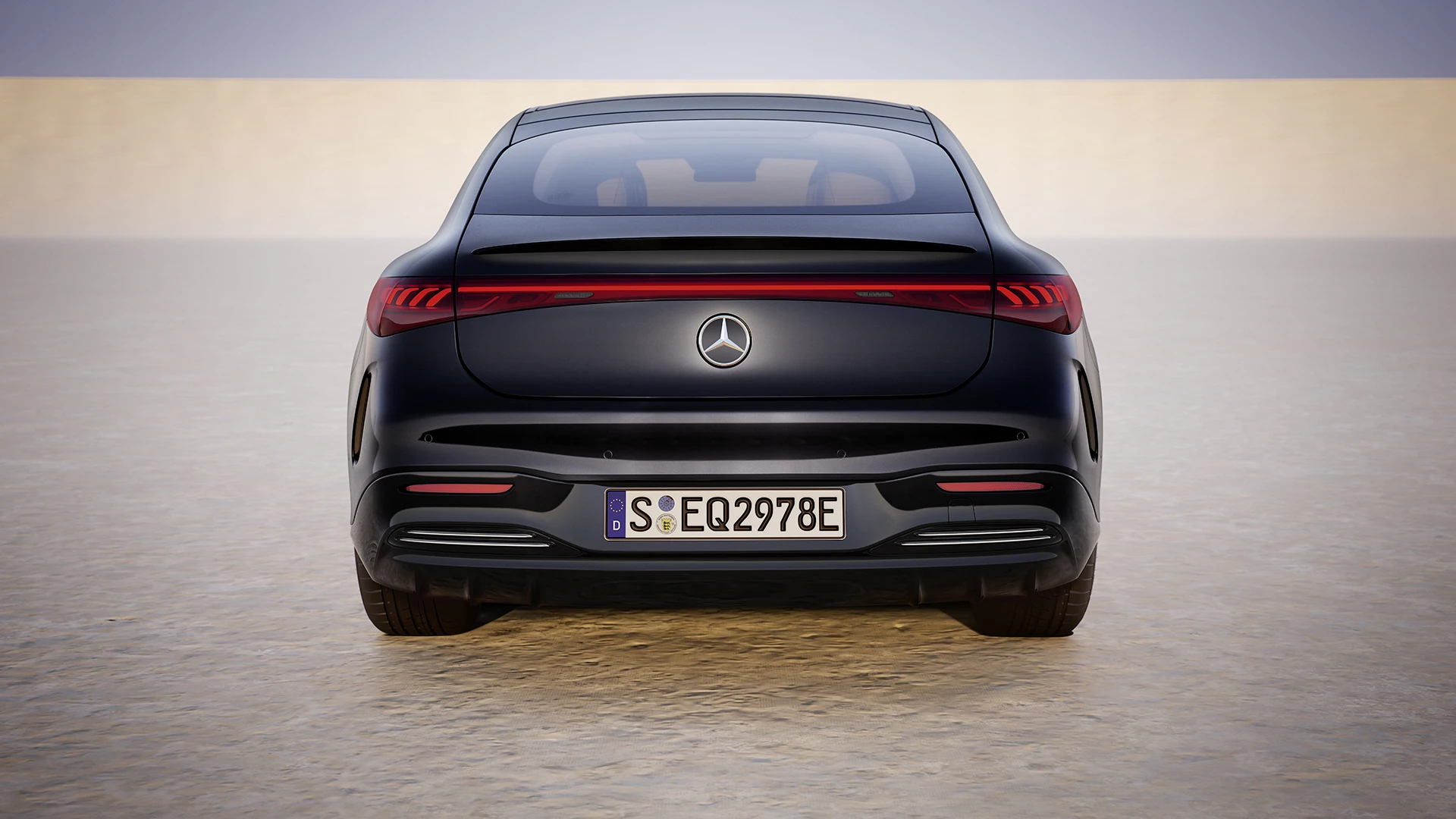 Mercedes-EQ EQS 450 4MATIC rearlights view