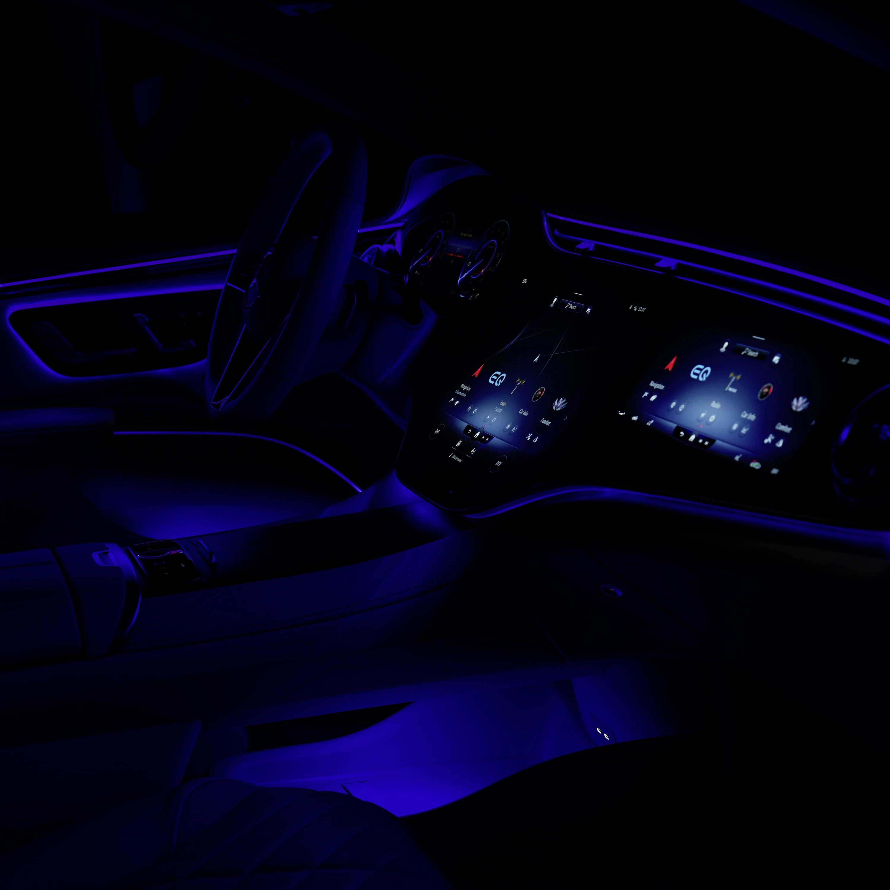 Mercedes-EQ EQS 450 4MATIC ambientlight view