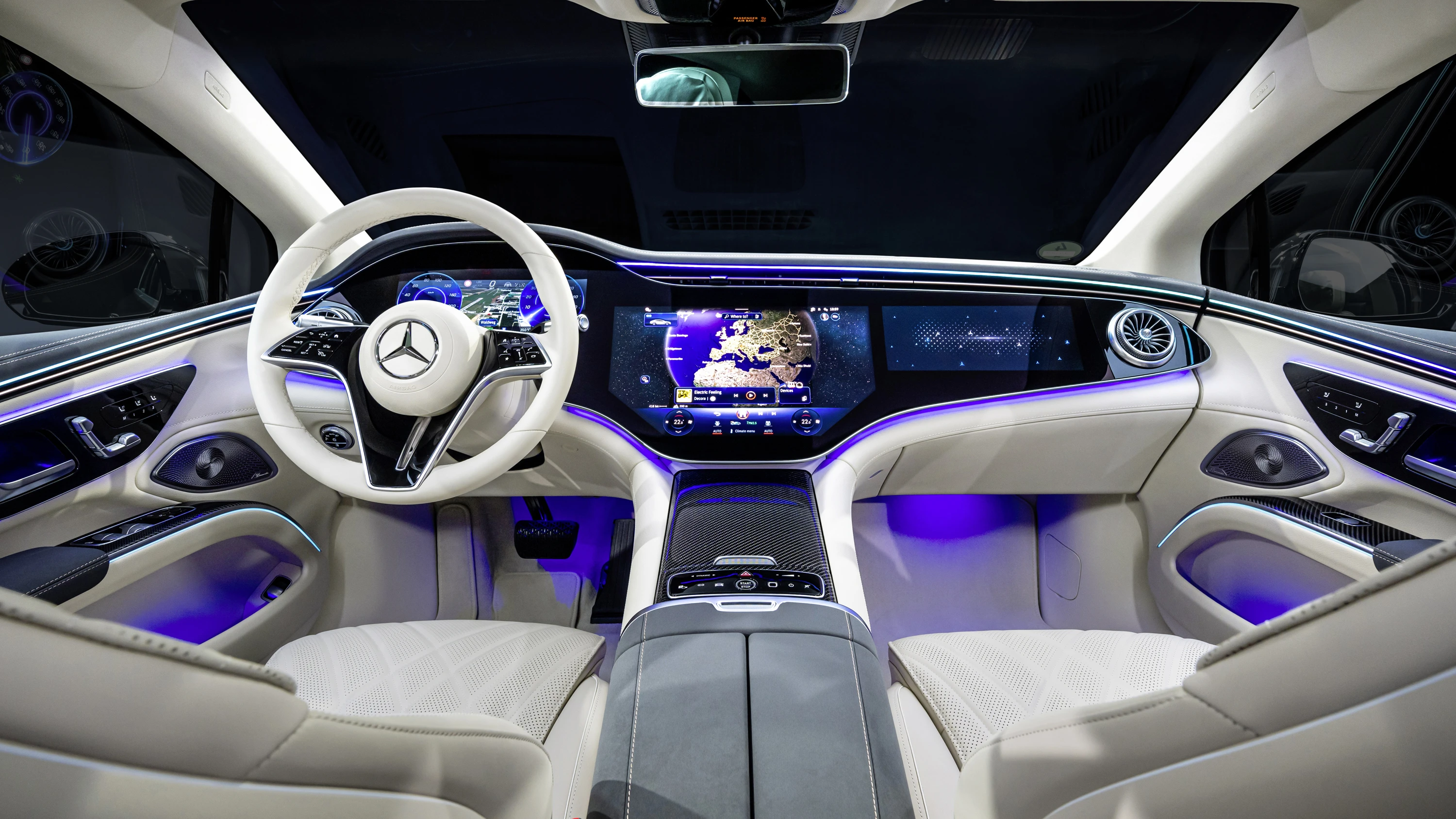 Mercedes-EQ EQS 450 4MATIC interior view