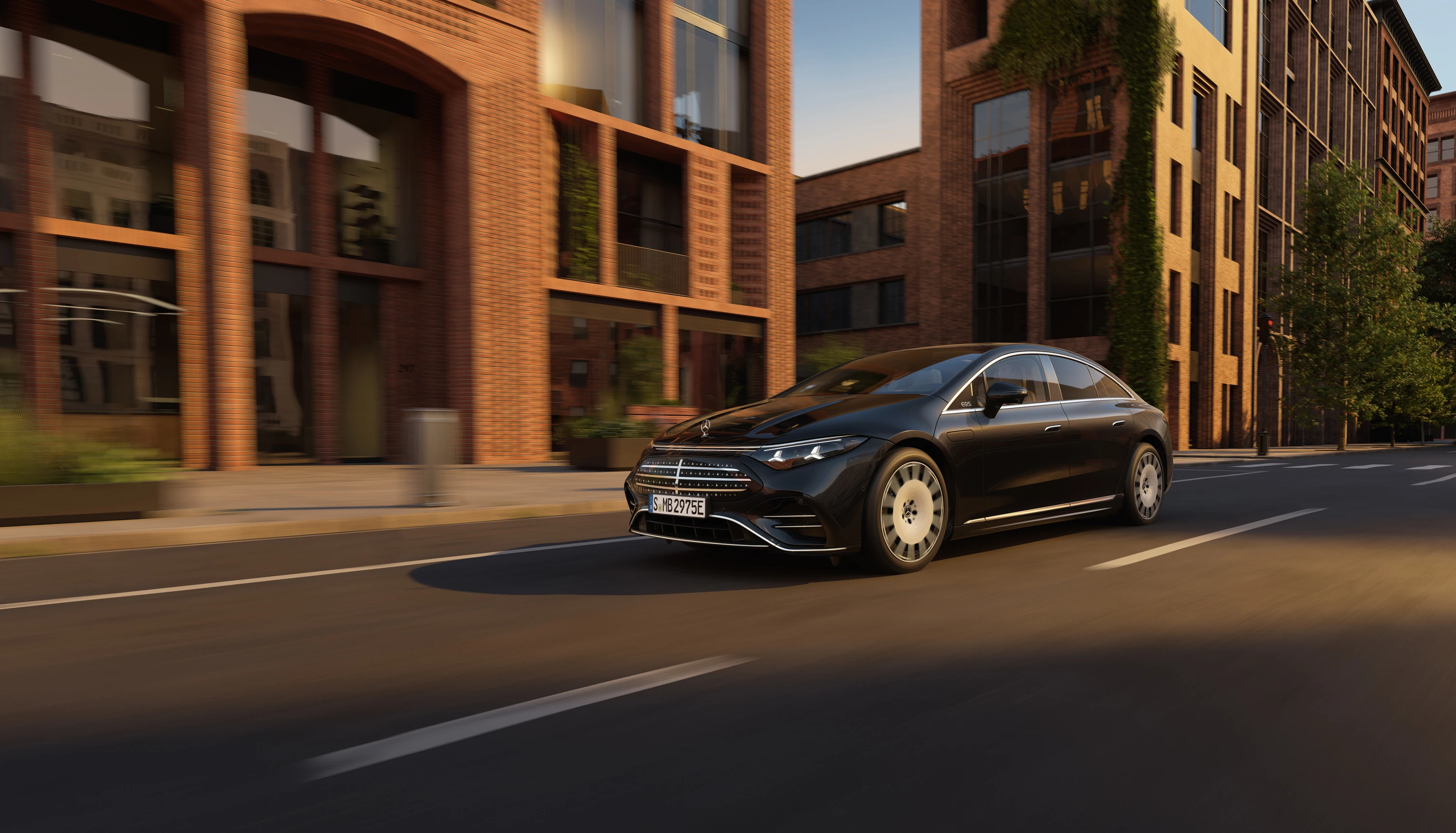 Mercedes EQS 580 4MATIC electric vehicle