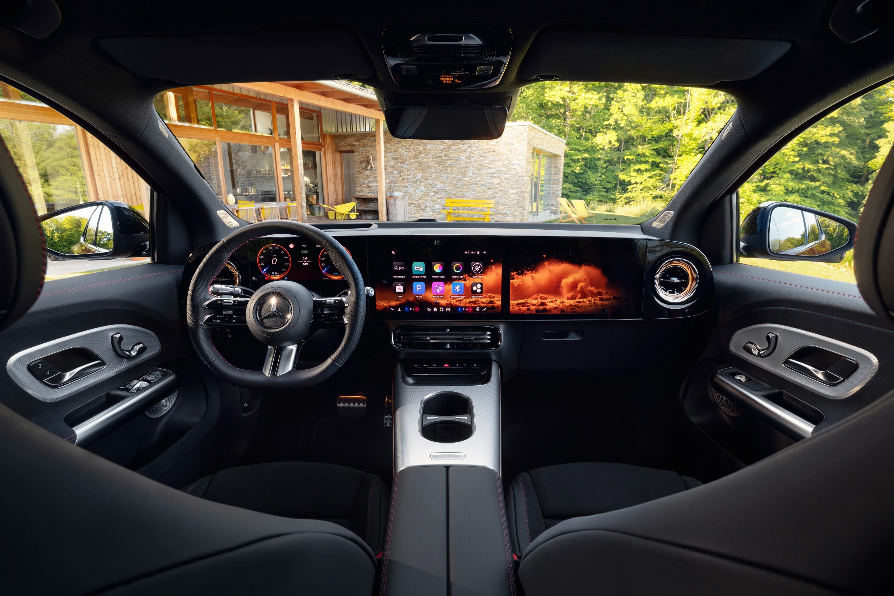Mercedes GLA 250+ interior view