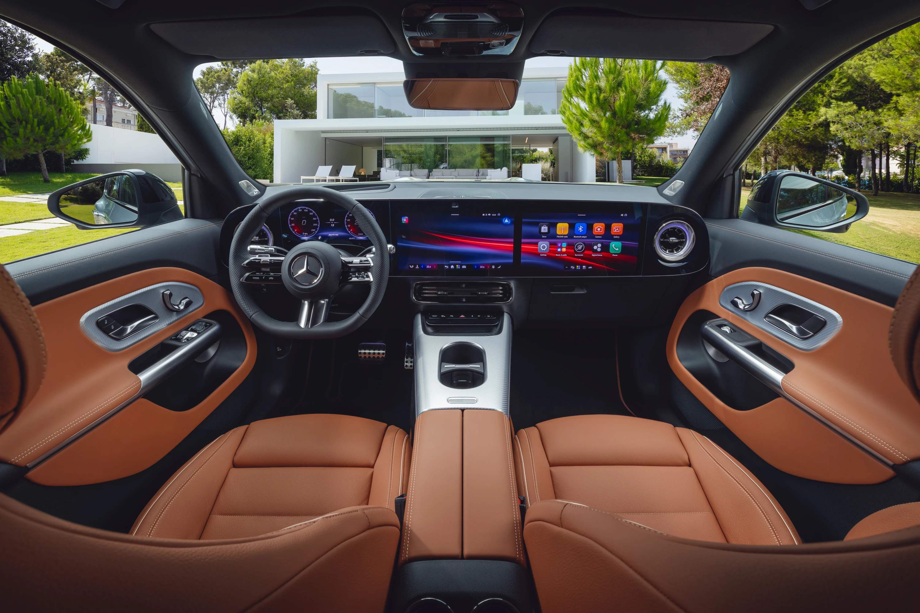 Mercedes GLB 250+ interior view