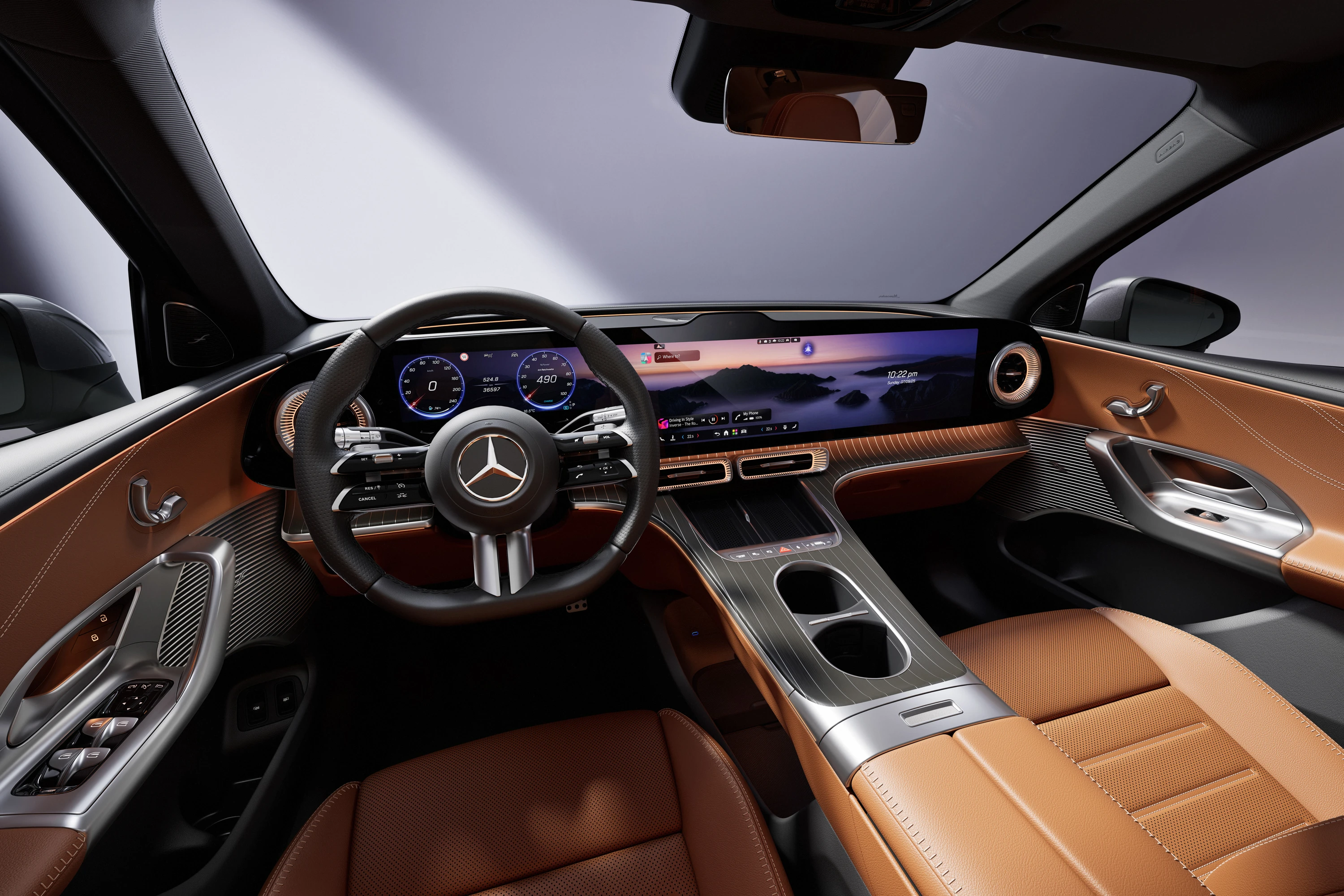 Mercedes GLC 250 interior view