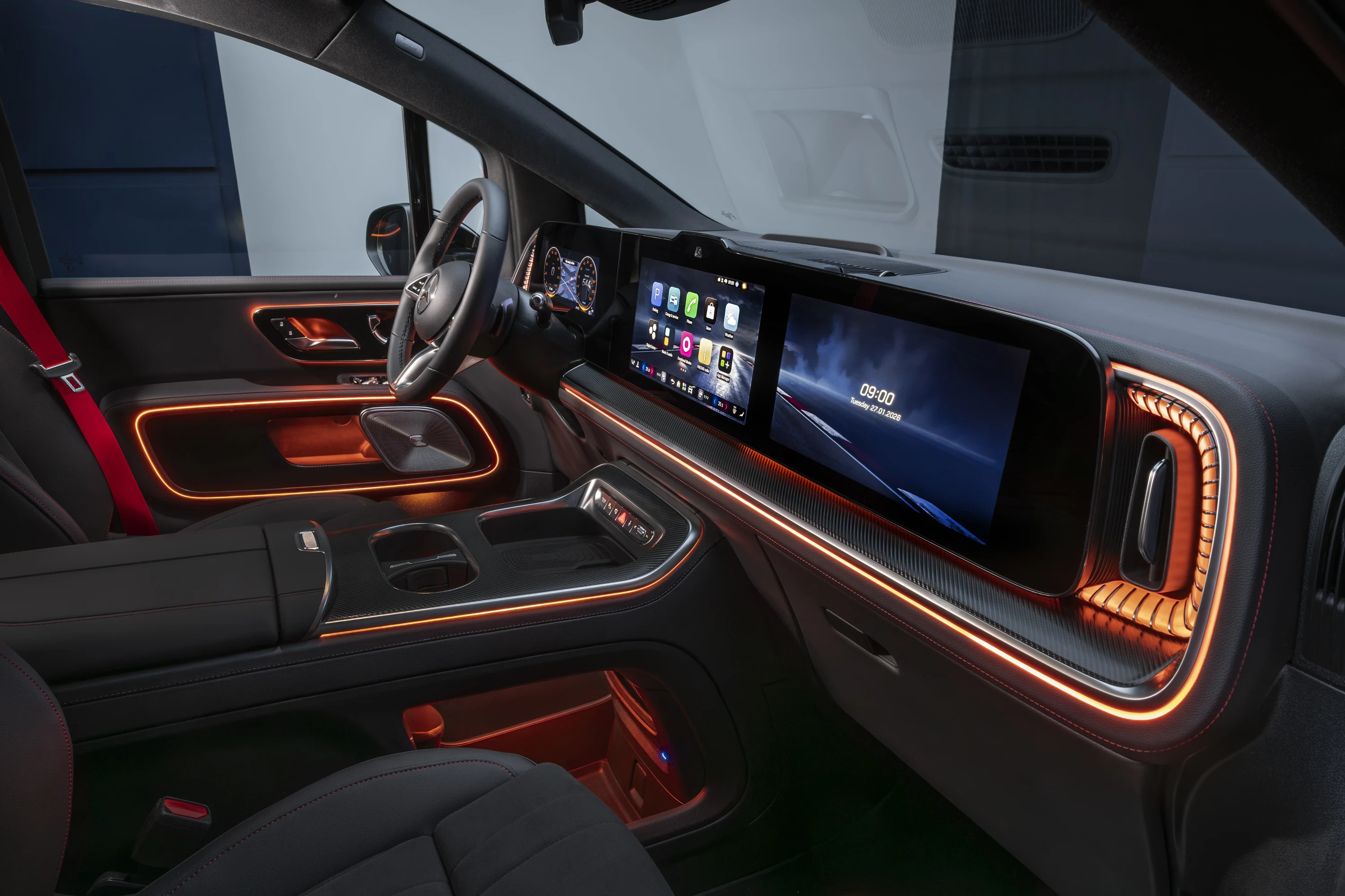 Mercedes VLE 300 interior view