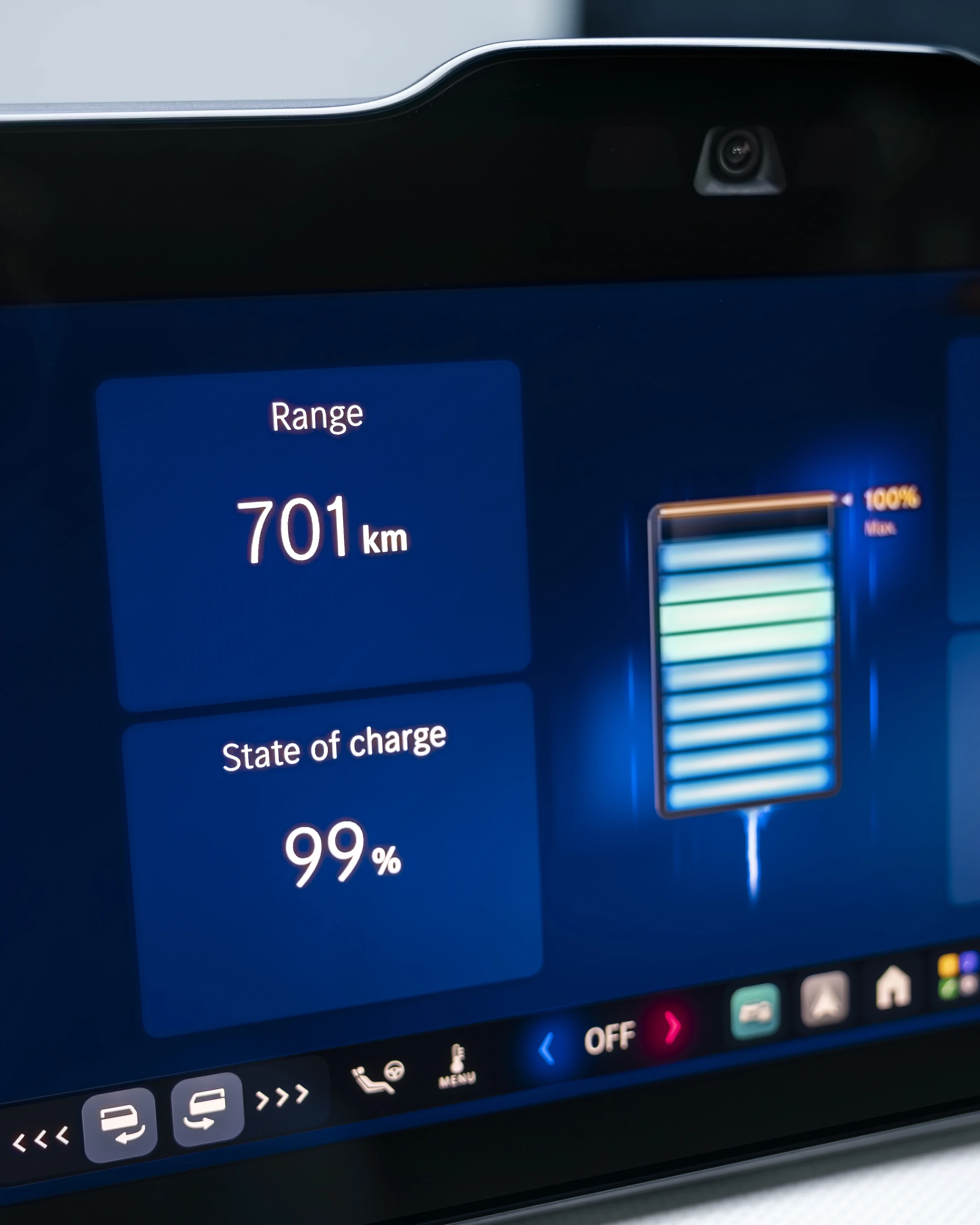 Mercedes VLE 300 screens view