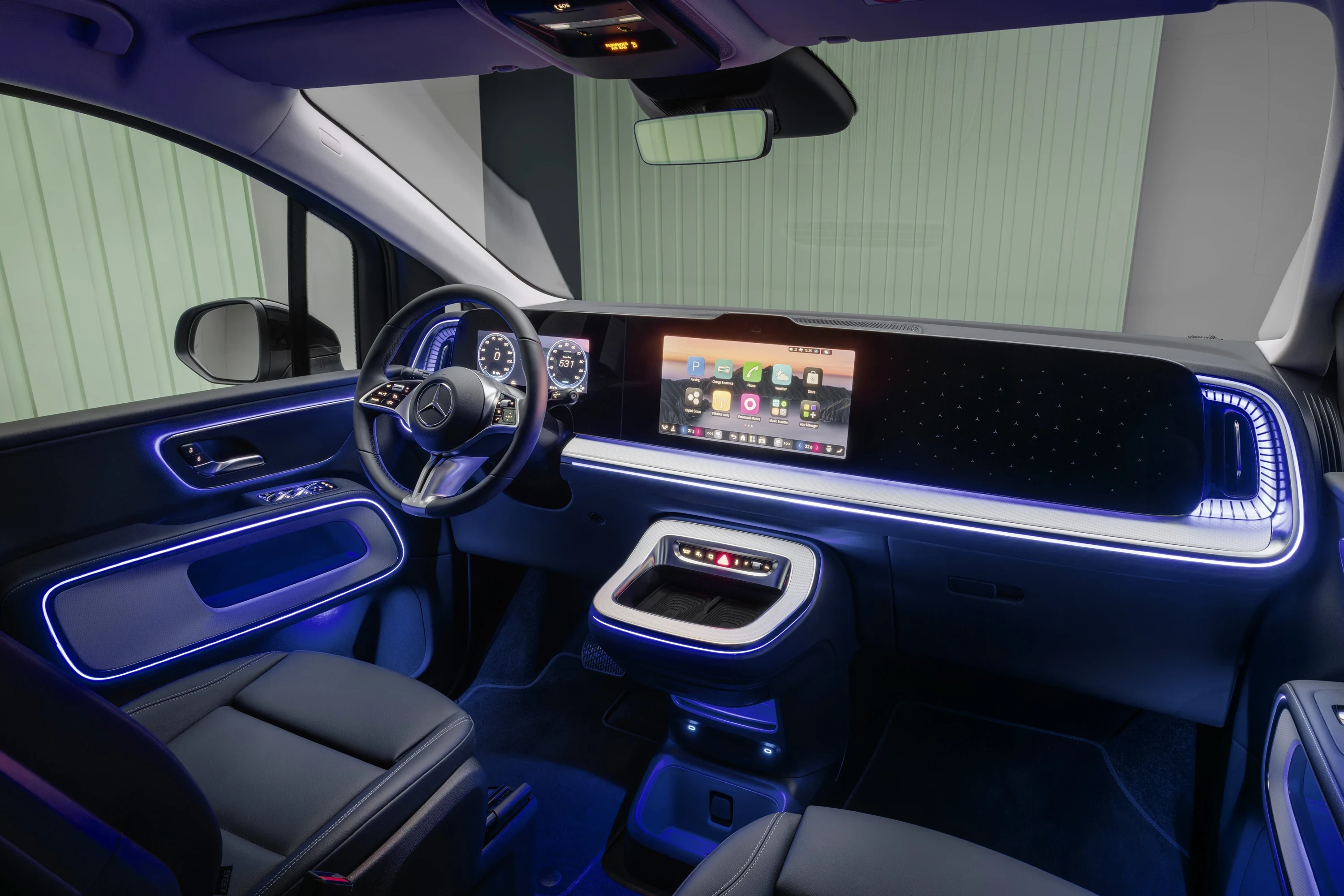 Mercedes VLE 300 interior view