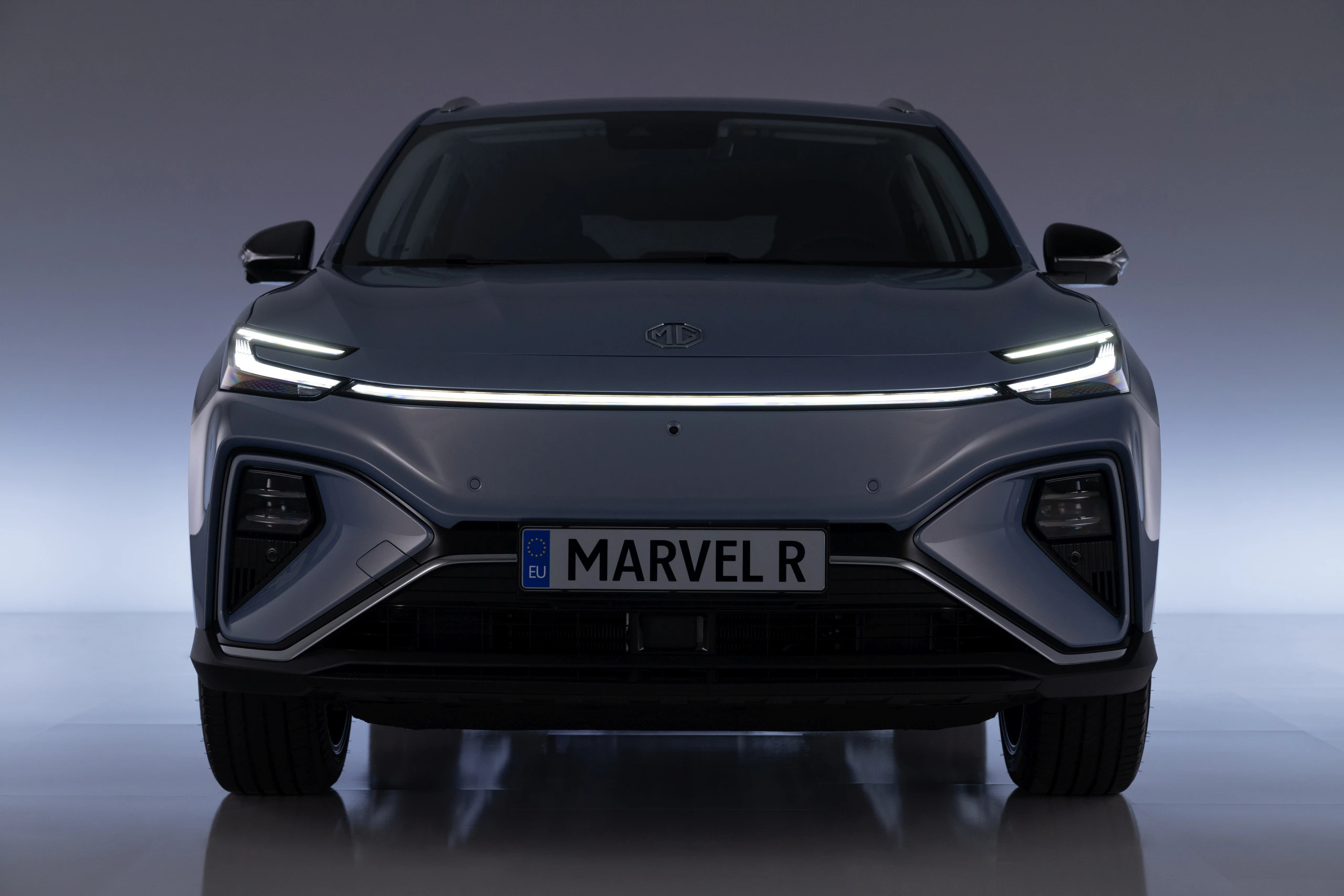 MG Marvel R Electric headlights view