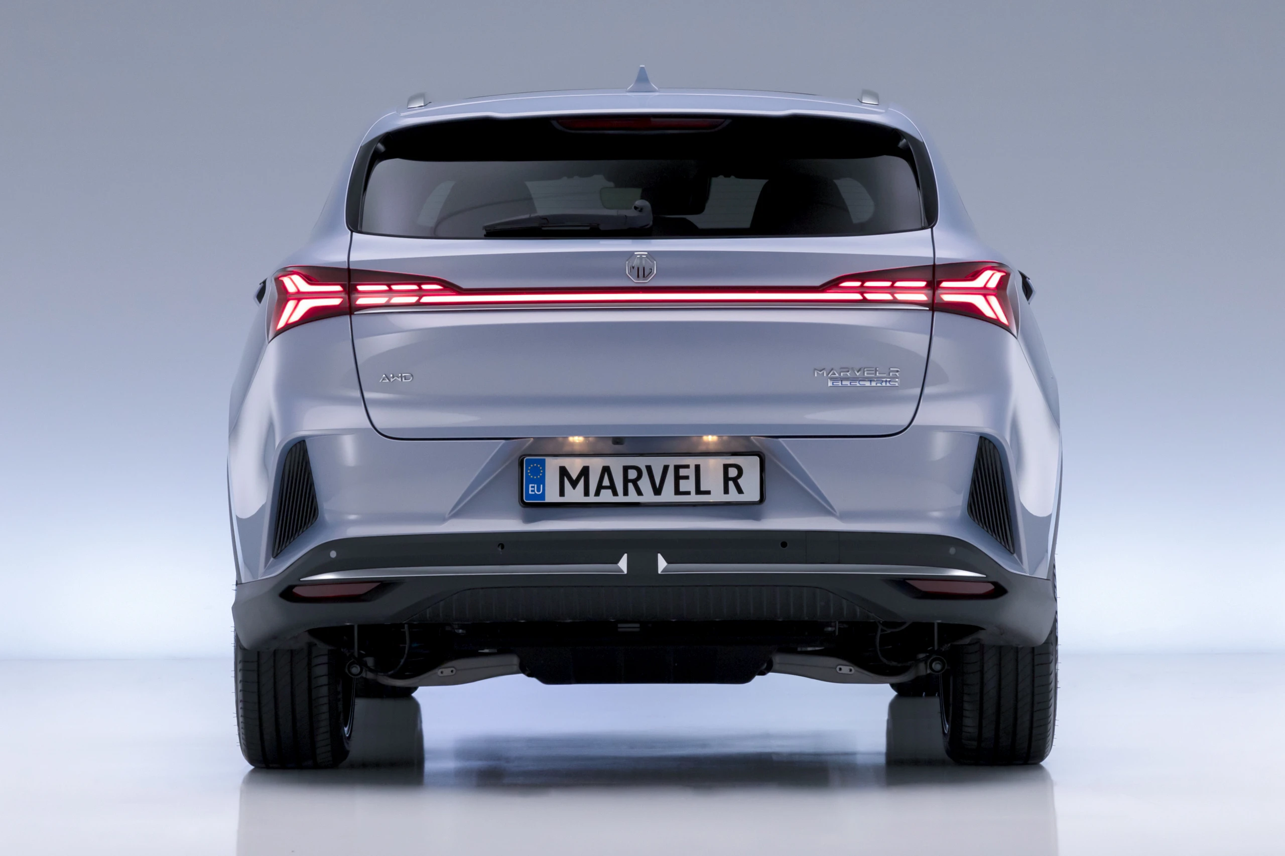 MG Marvel R Electric Performance rearlights view