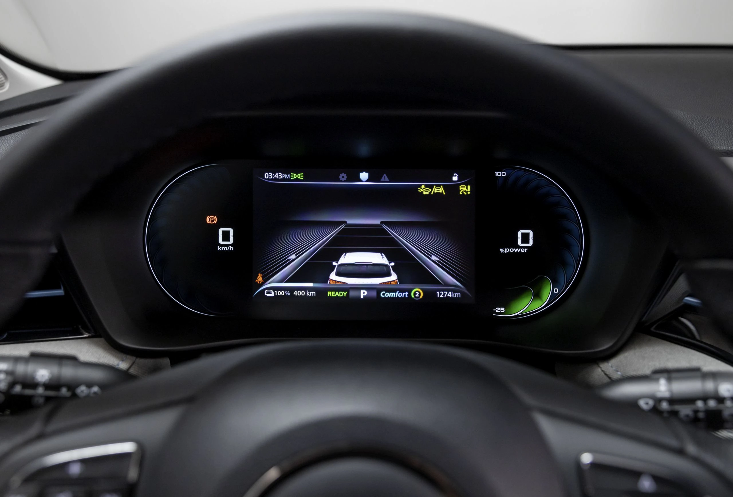 MG MG5 Electric Long Range screens view