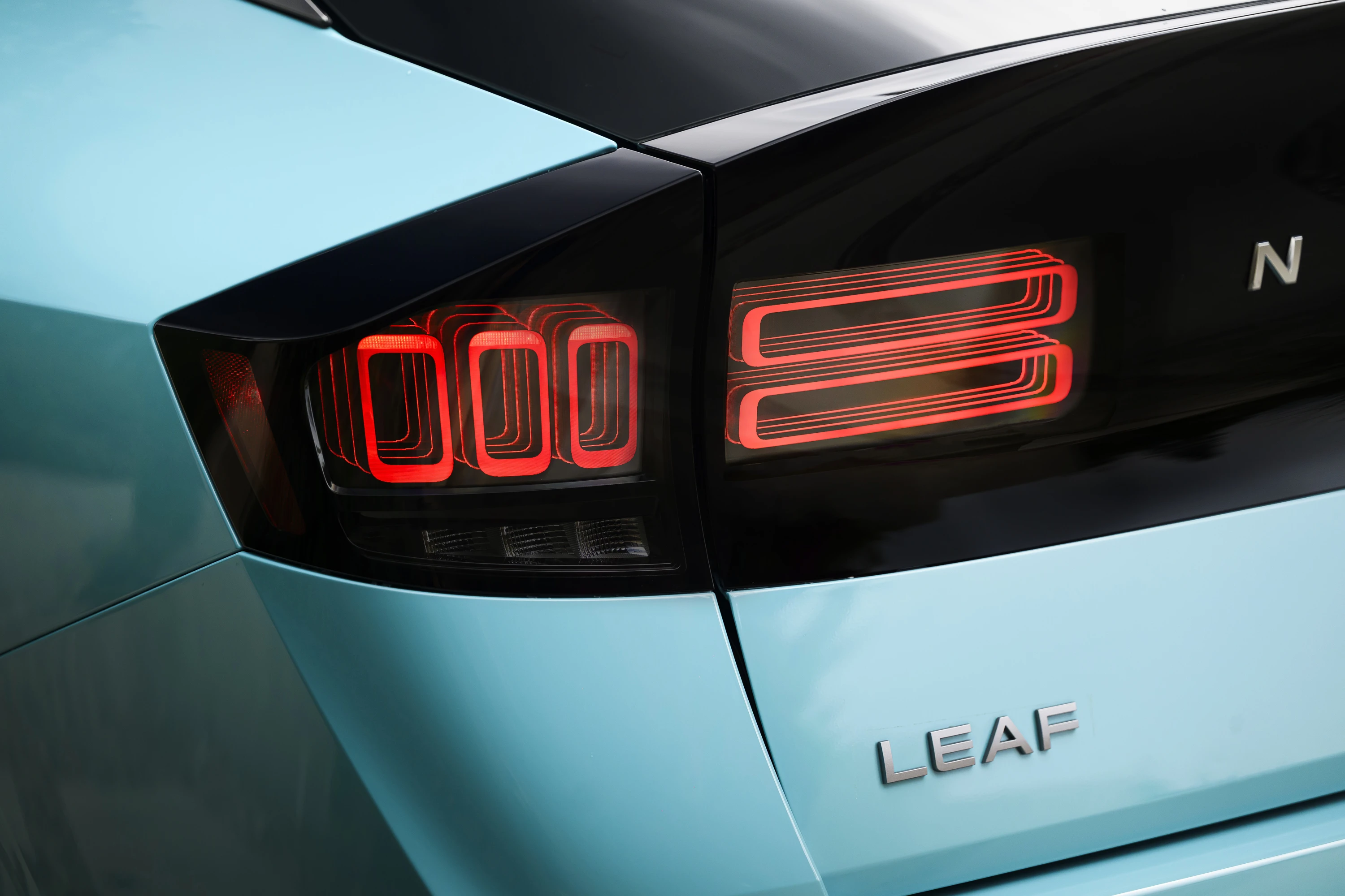 Nissan Leaf Standard Range taillights view