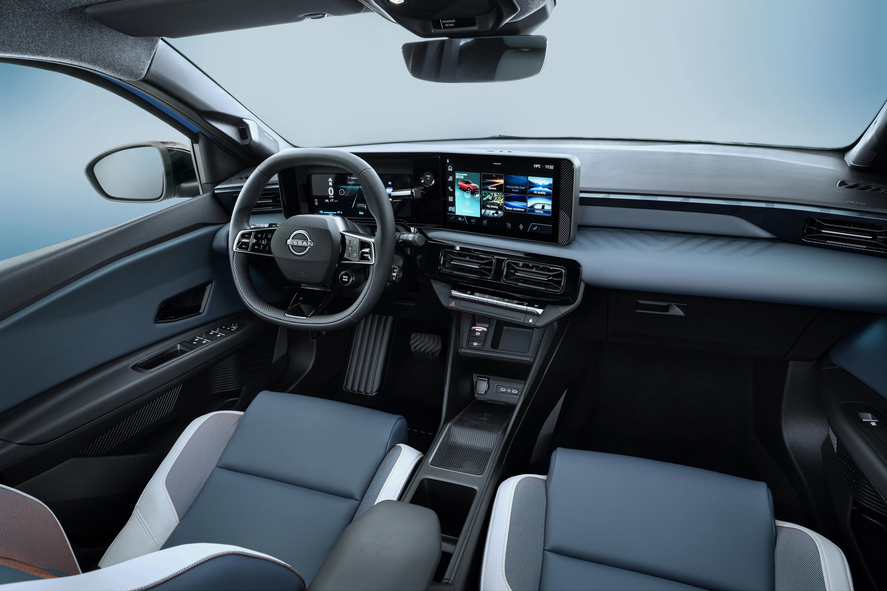 Nissan Micra 52 kWh interior view
