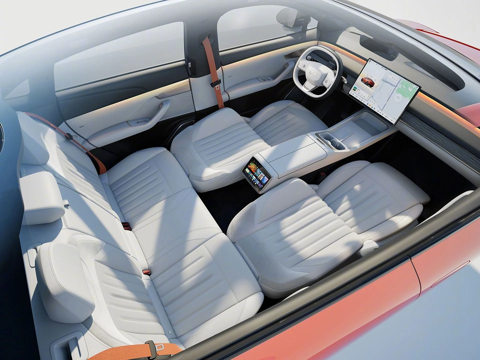Onvo L60 RWD interior view