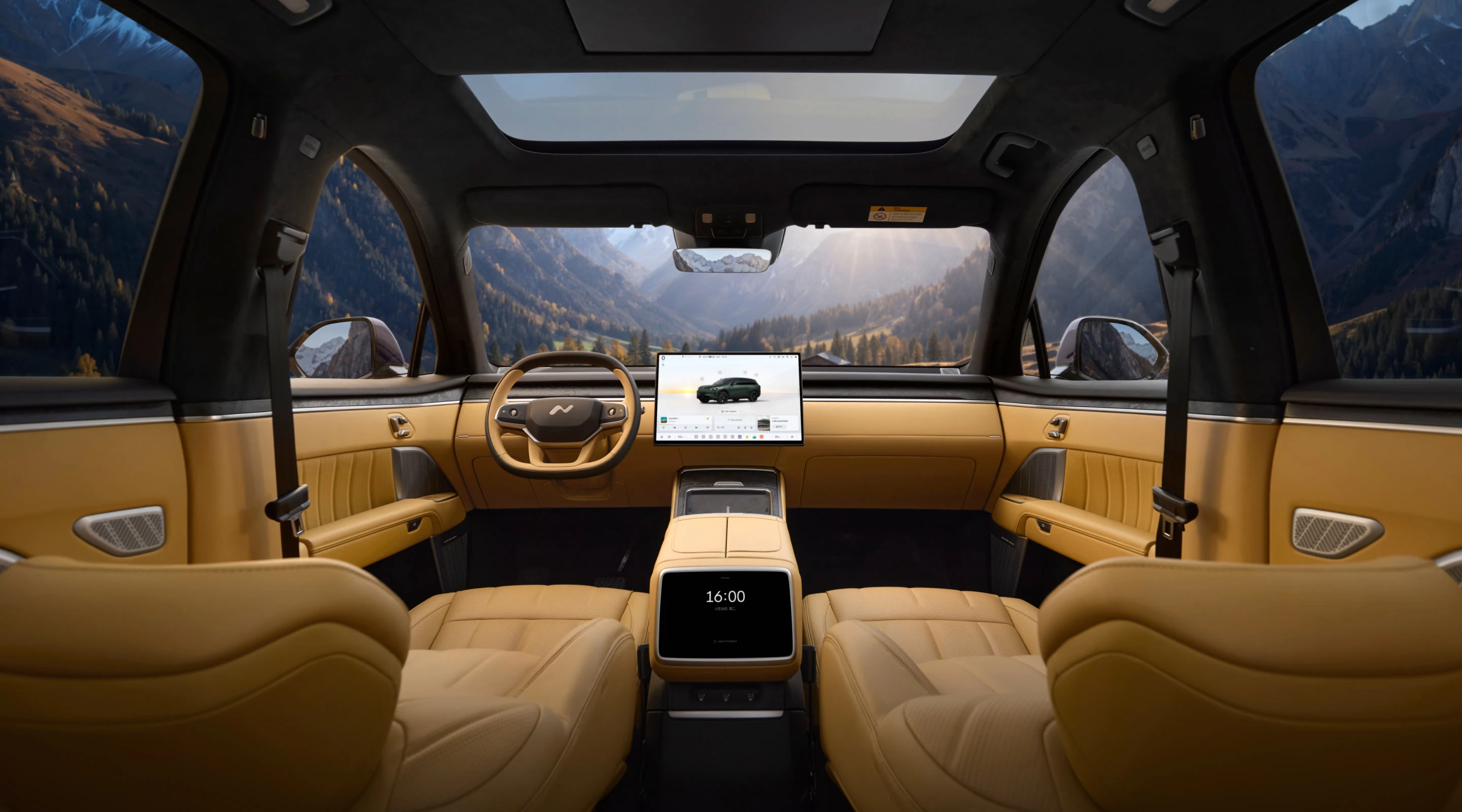 Onvo L80 AWD 85 kWh interior view