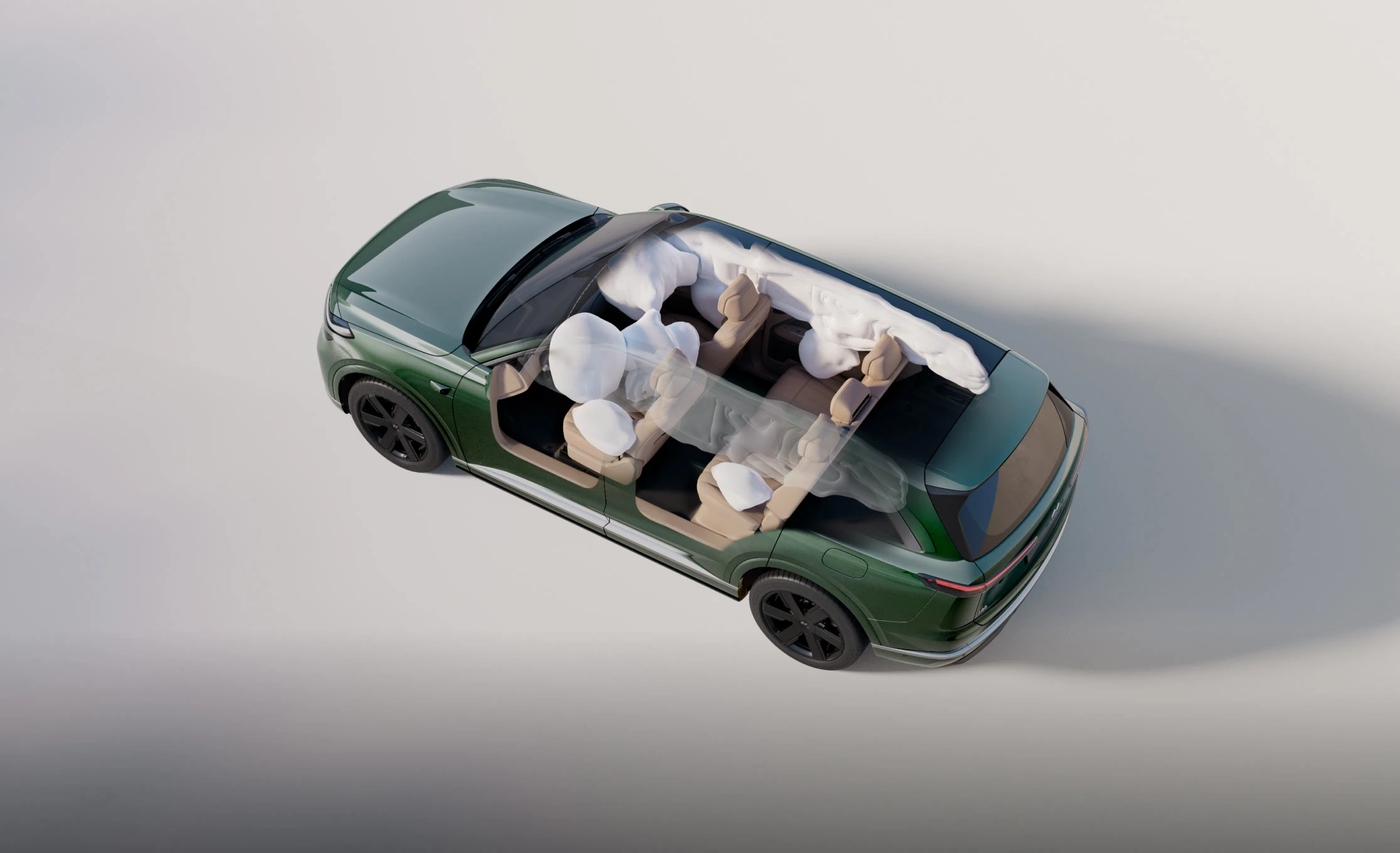 Onvo L80 AWD 85 kWh safety view