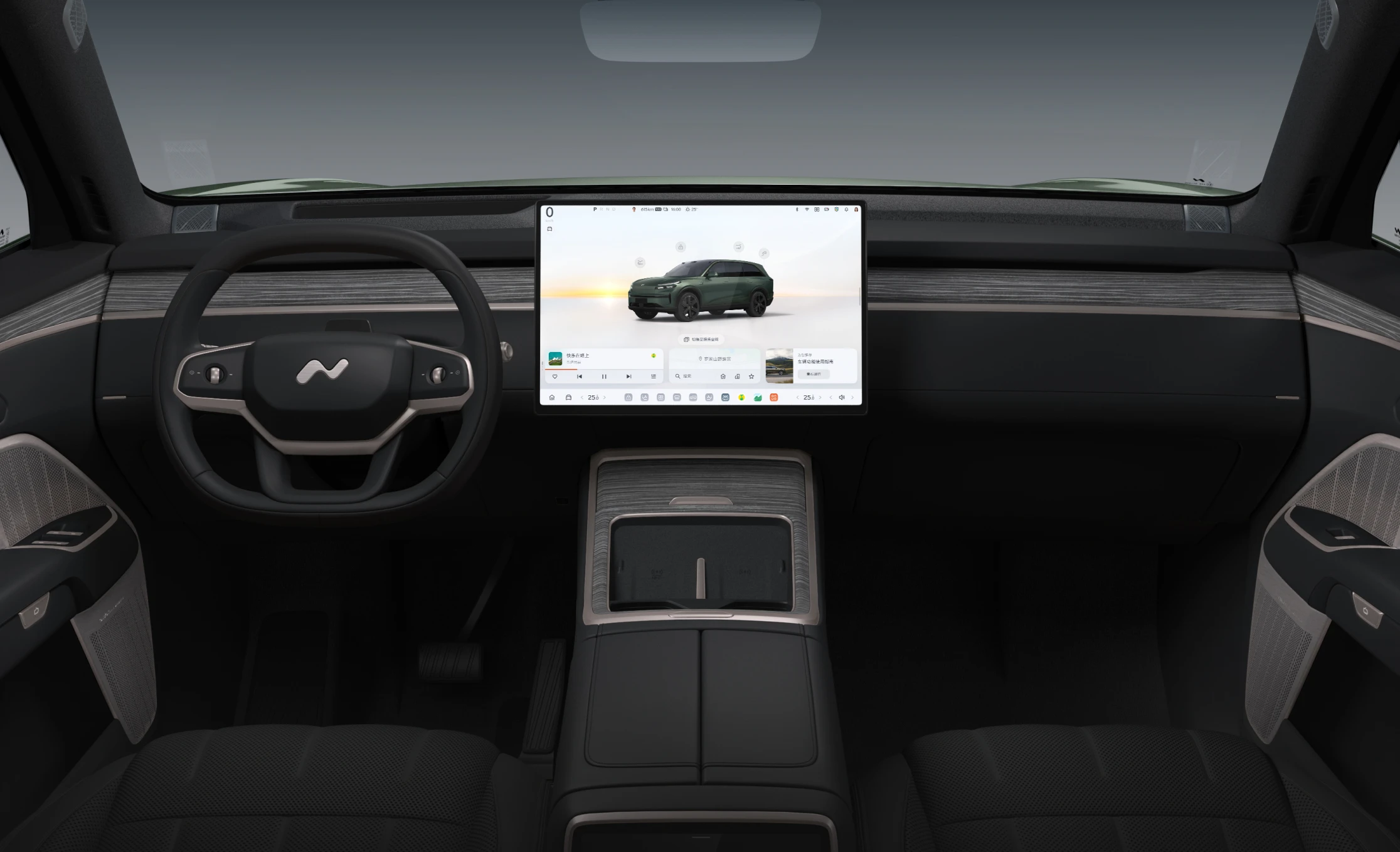 Onvo L80 AWD 85 kWh interior view