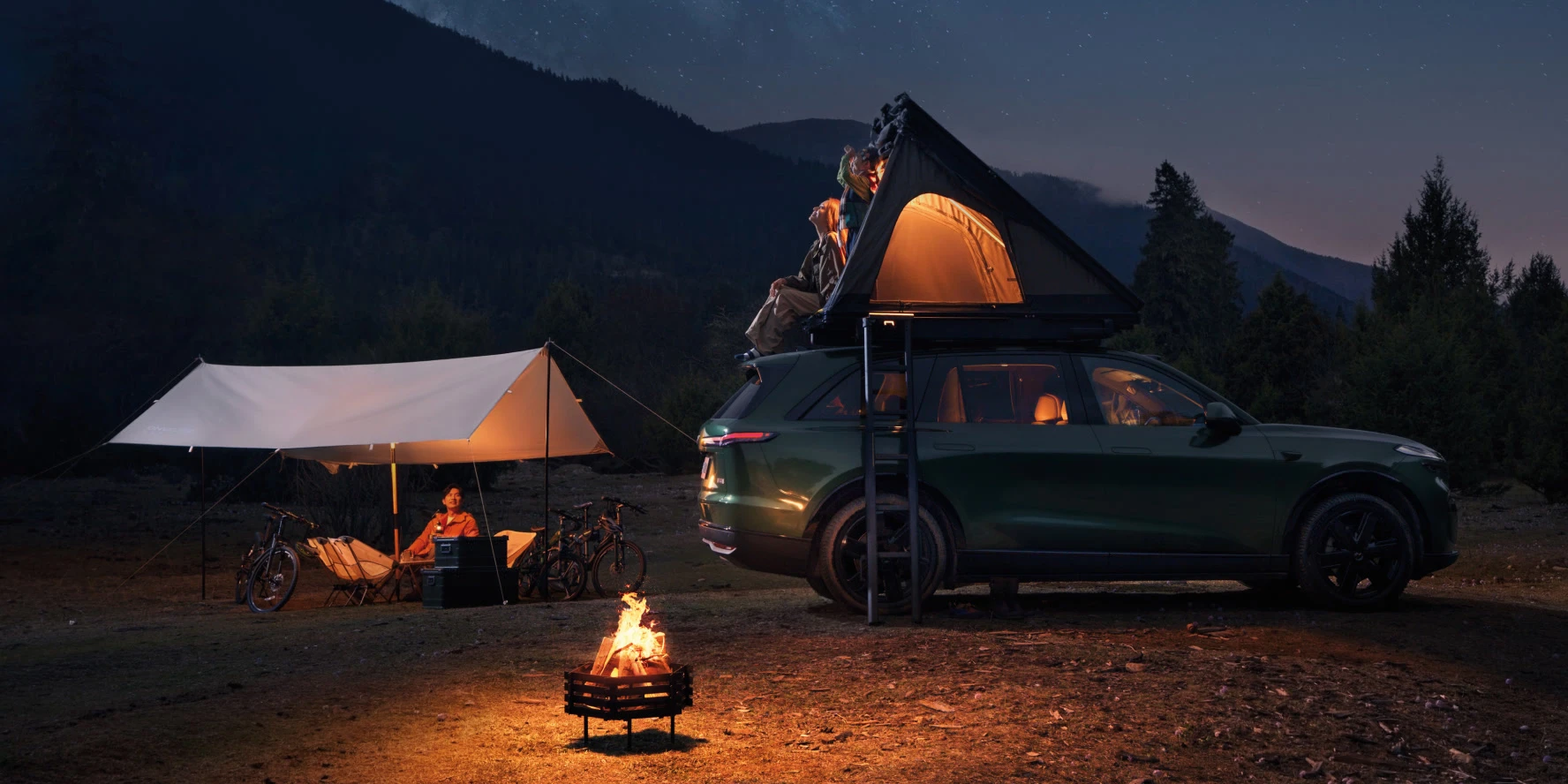Onvo L80 AWD 85 kWh lifestyle view