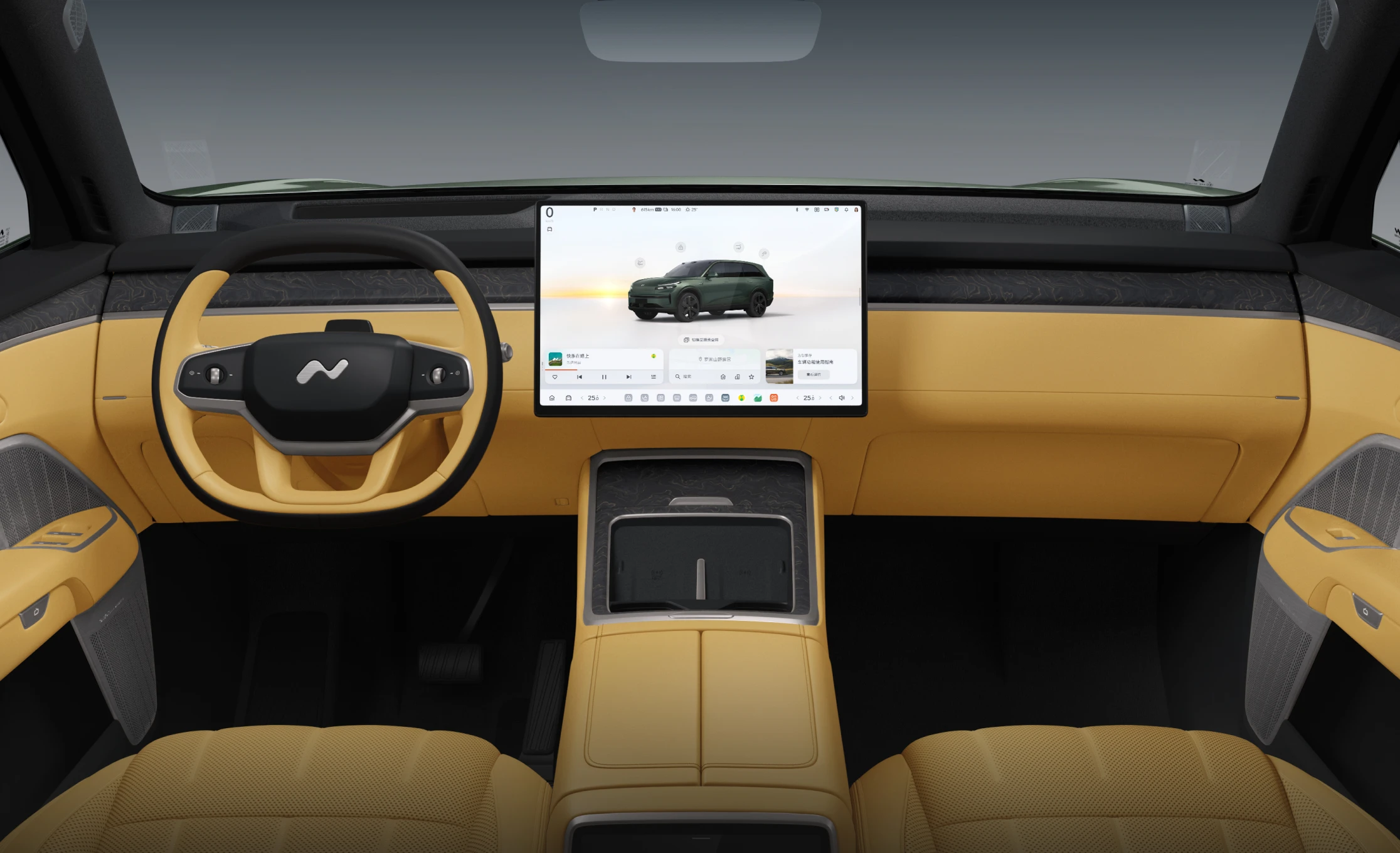 Onvo L80 RWD 85 kWh interior view