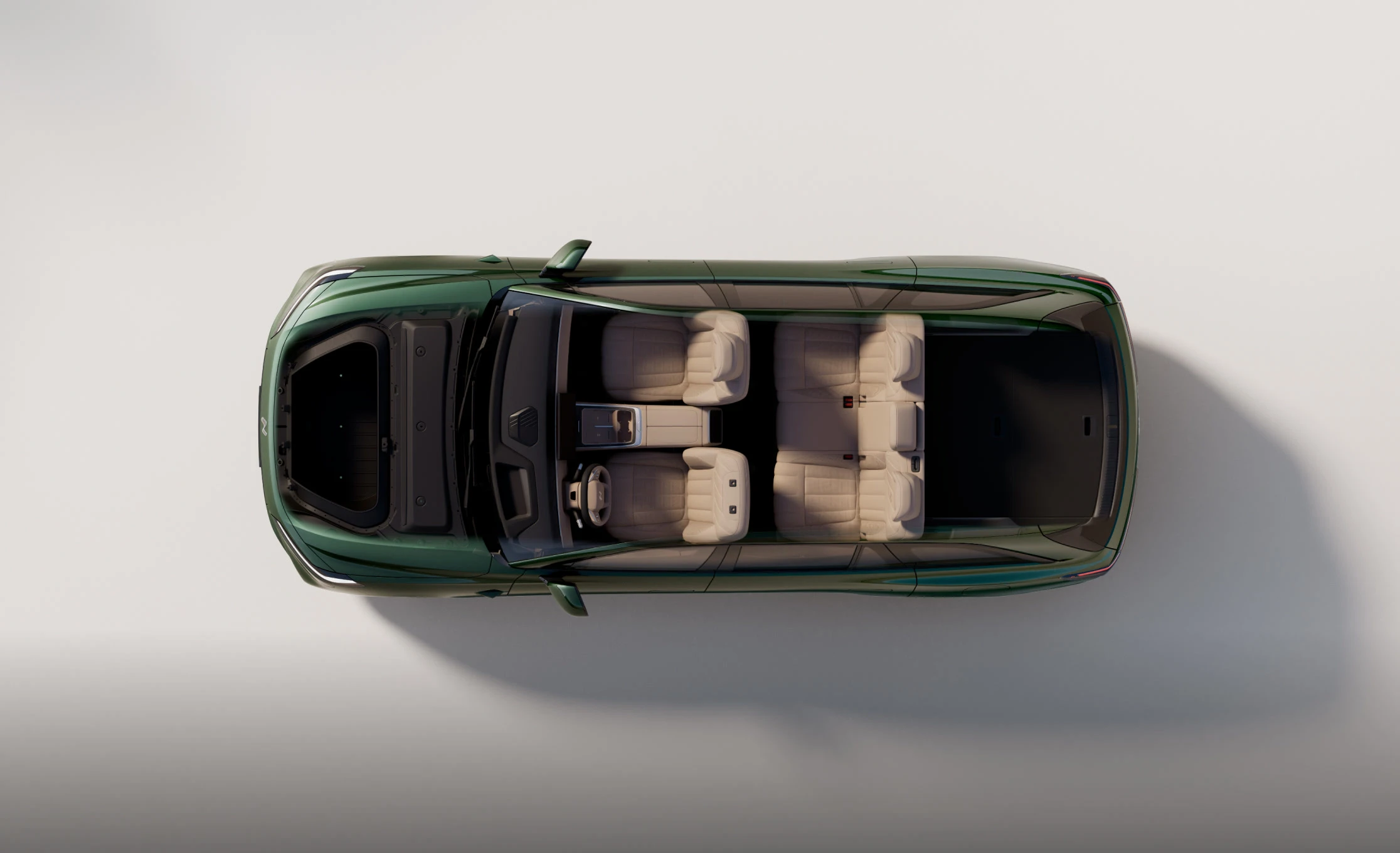 Onvo L80 RWD 85 kWh interior view