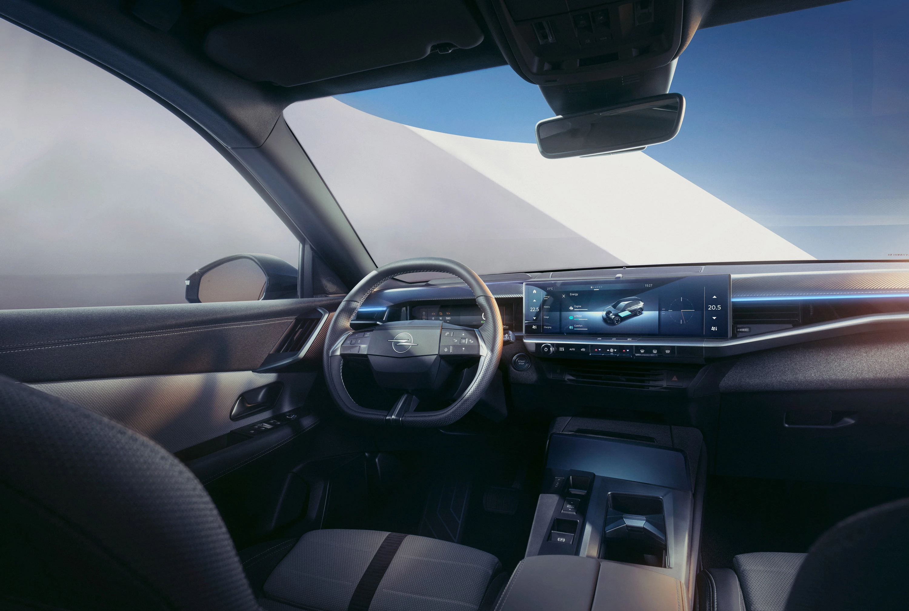 Opel Grandland AWD screens view