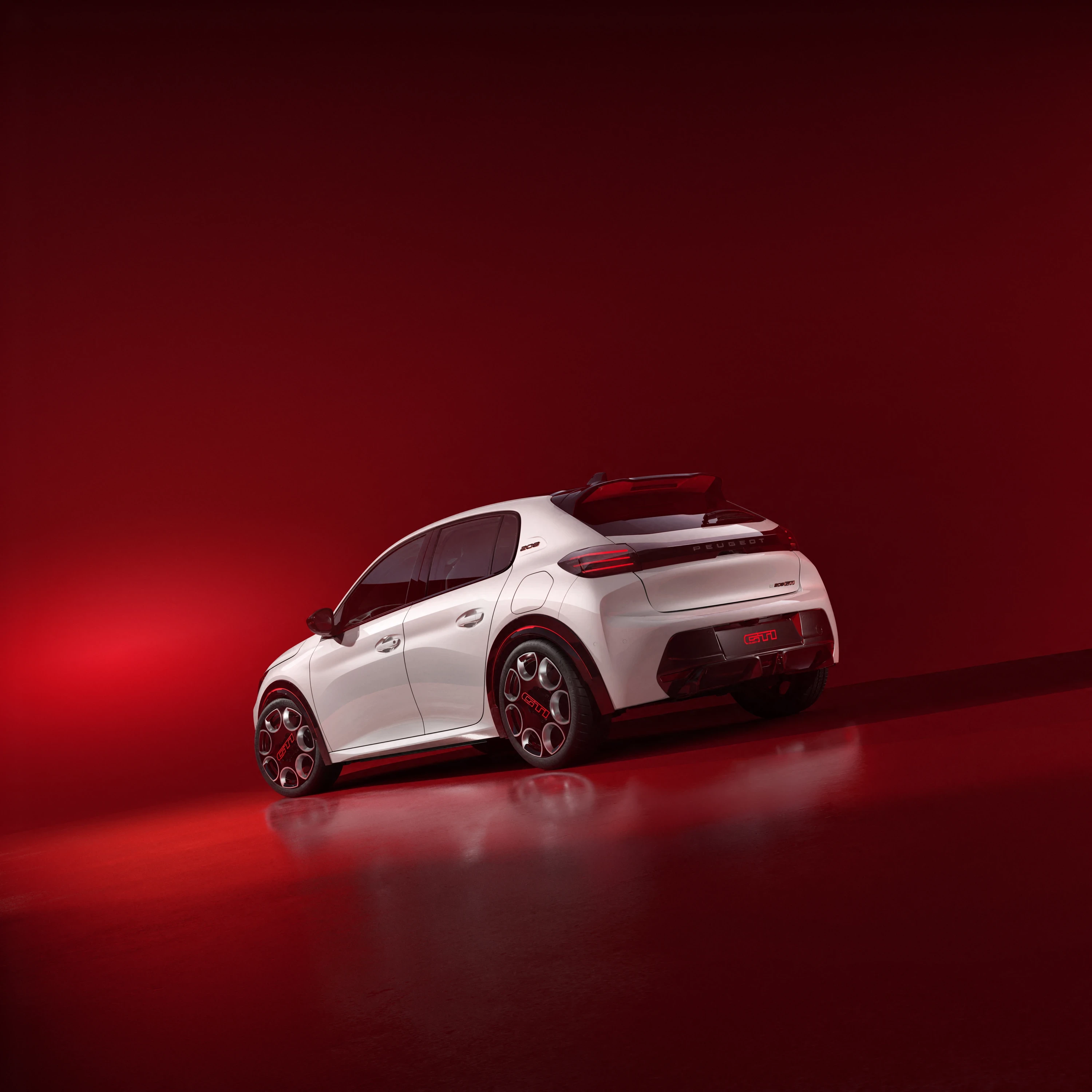 Peugeot E-208 GTi exterior view