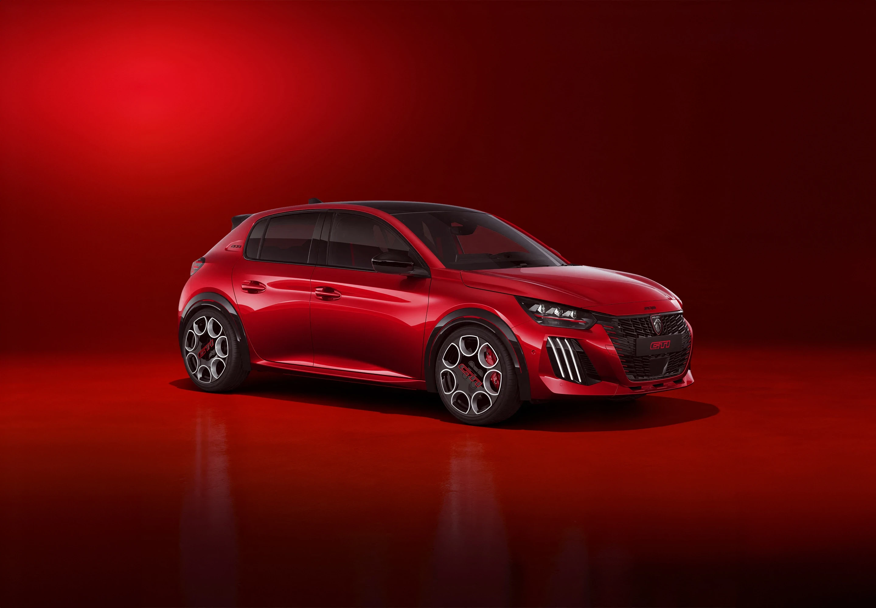 Peugeot E-208 GTi exterior view