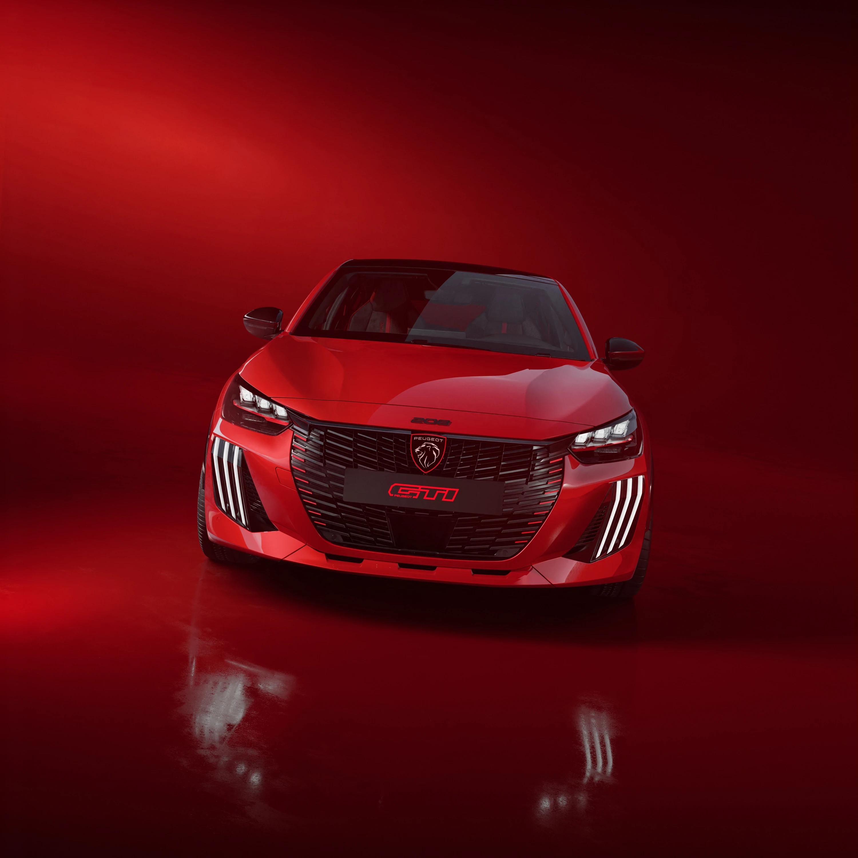 Peugeot E-208 GTi exterior view