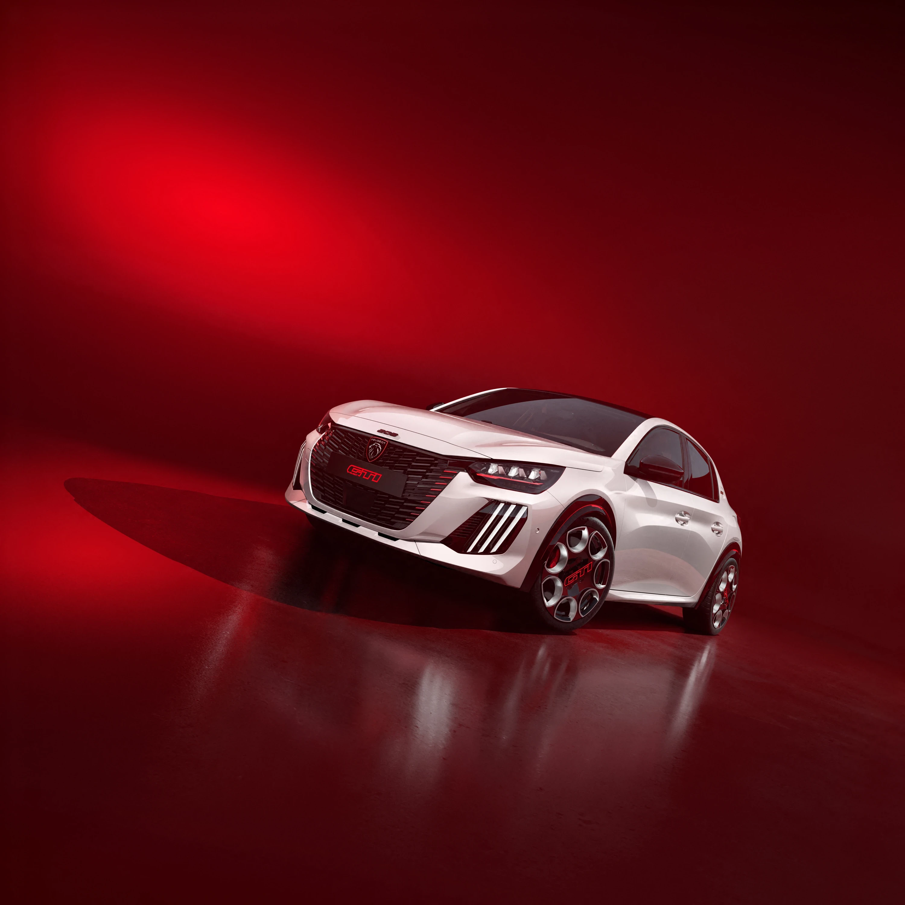 Peugeot E-208 GTi exterior view