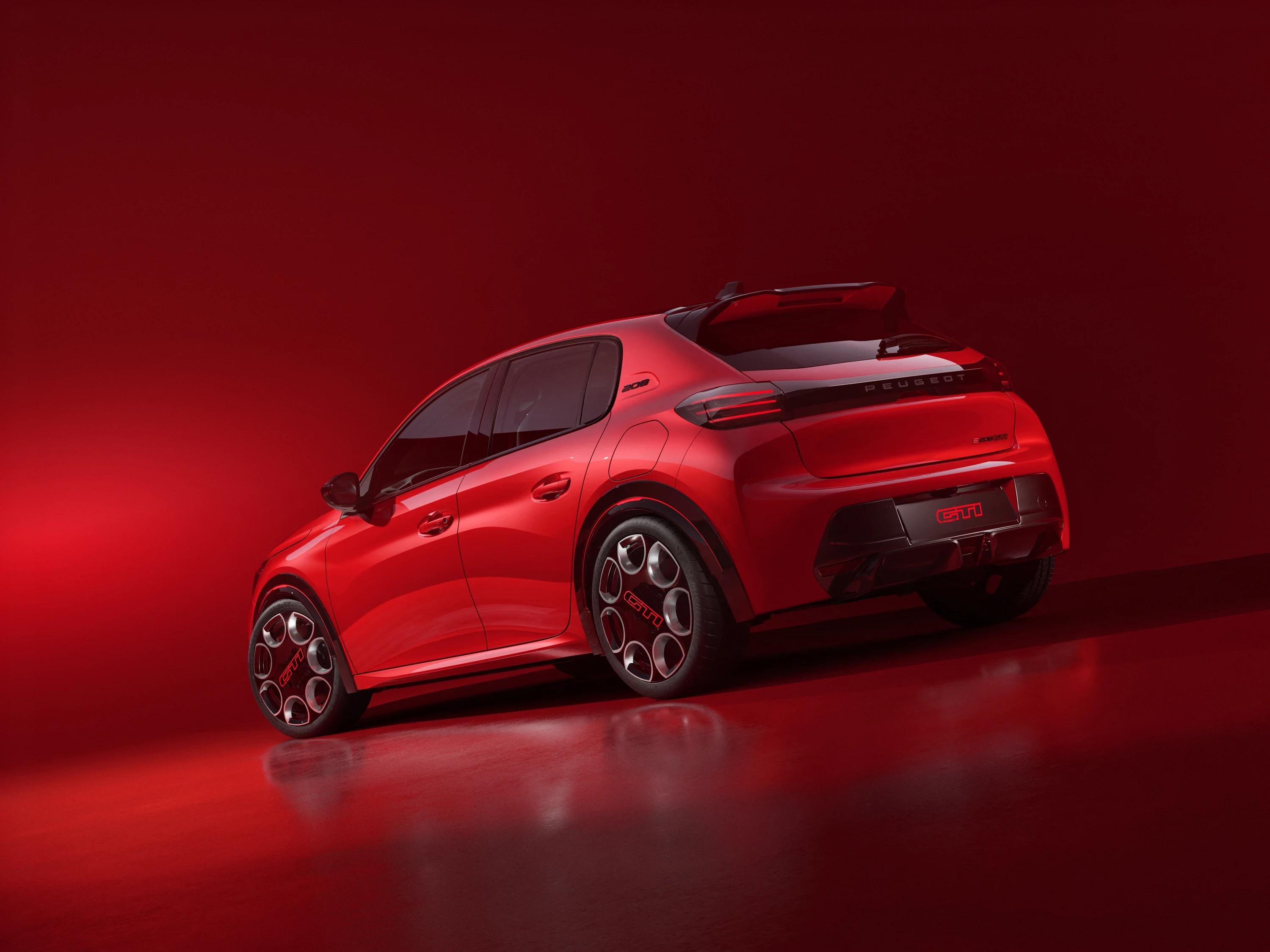 Peugeot E-208 GTi exterior view
