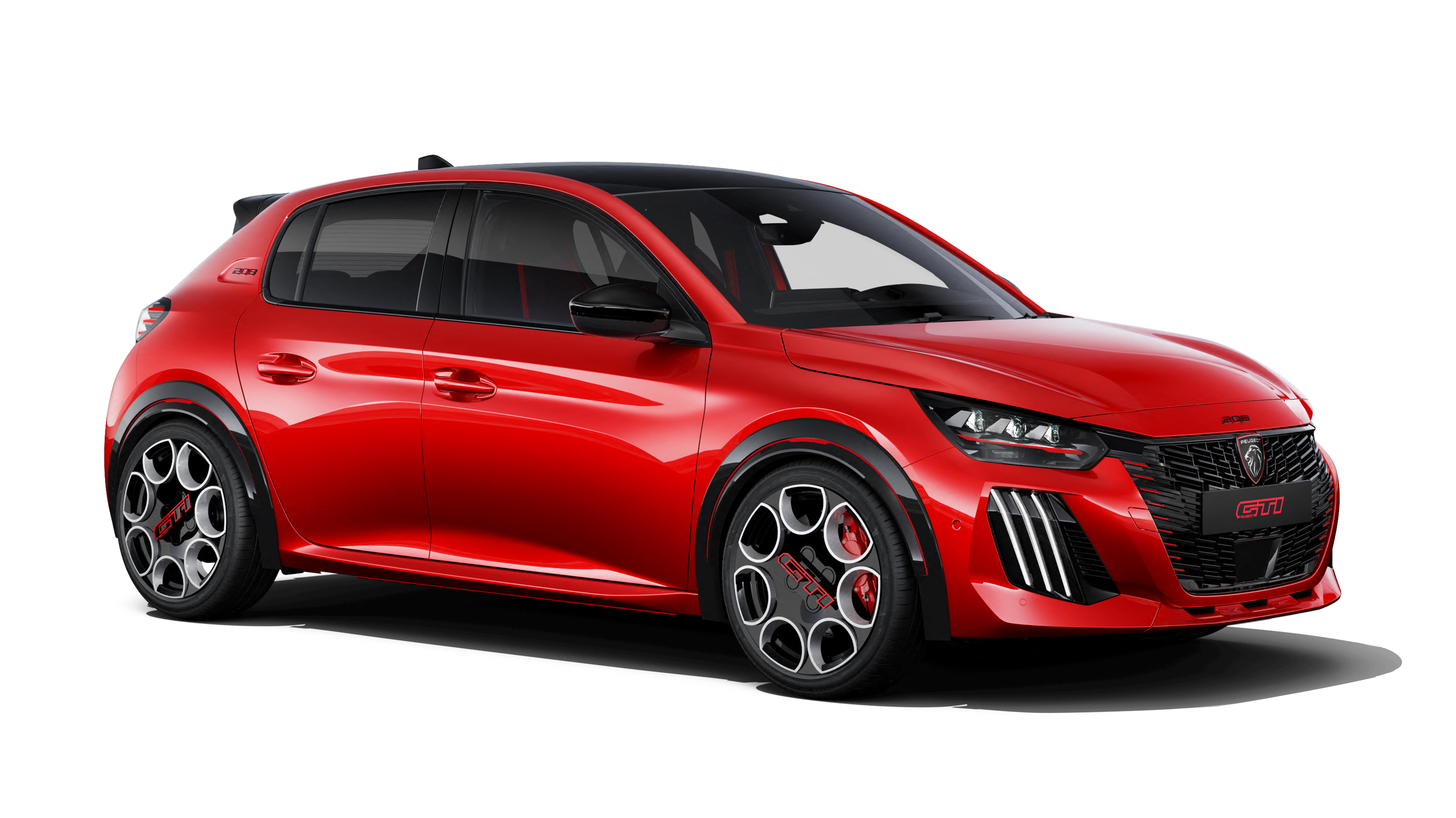 Peugeot E-208 GTi exterior view