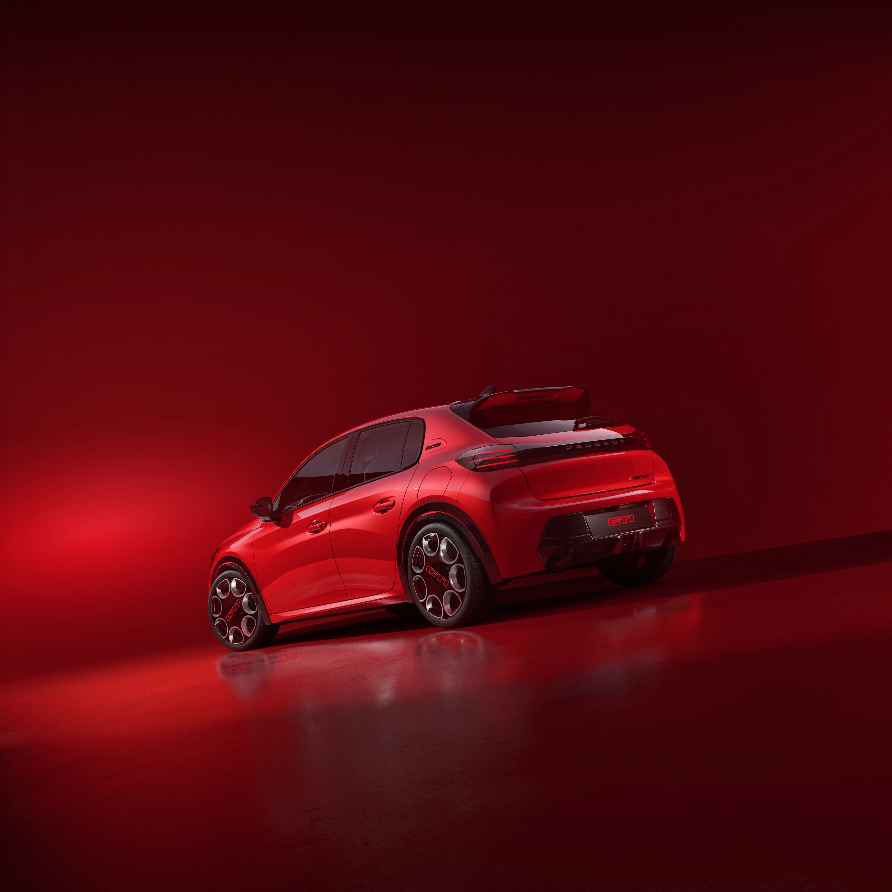Peugeot E-208 GTi exterior view
