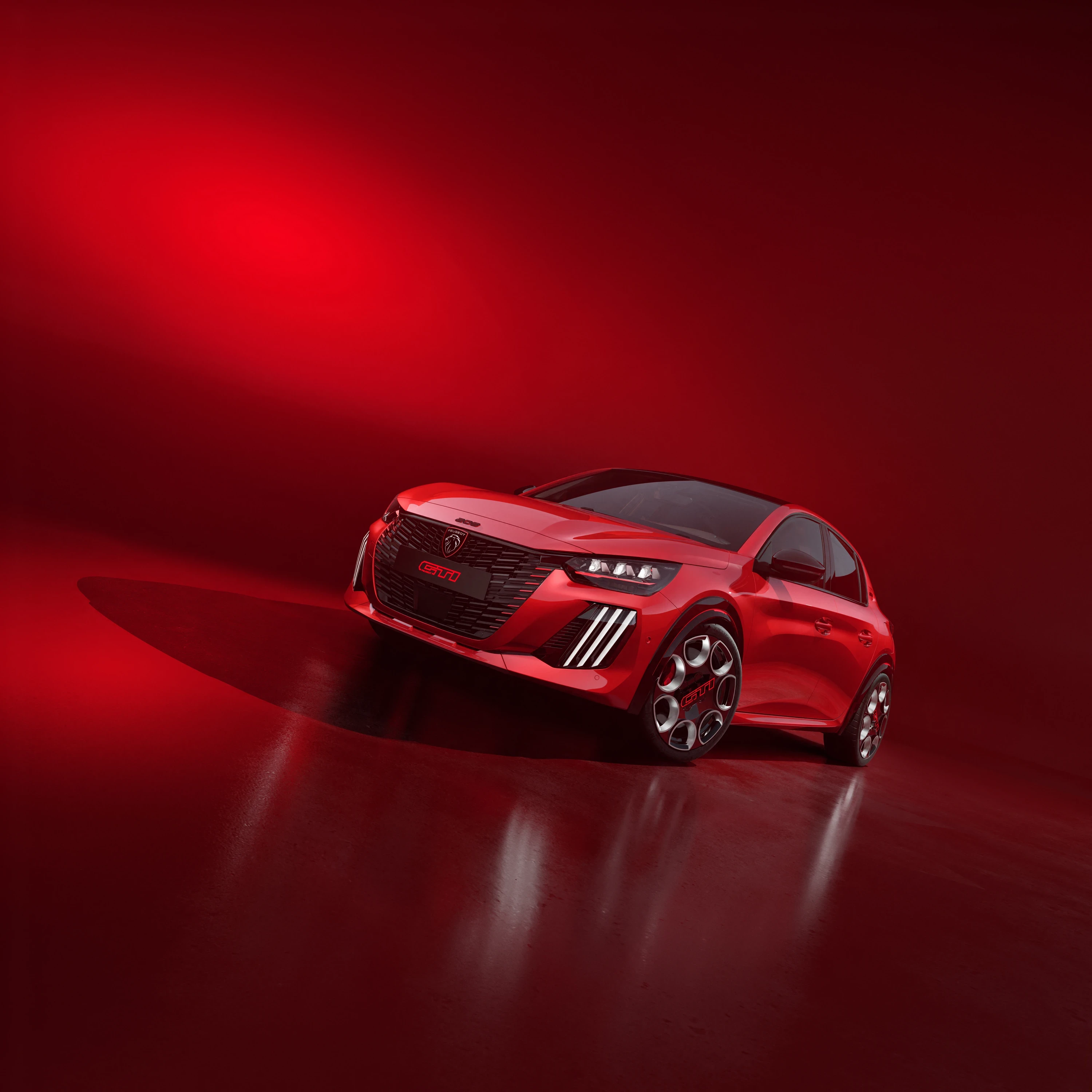 Peugeot E-208 GTi exterior view