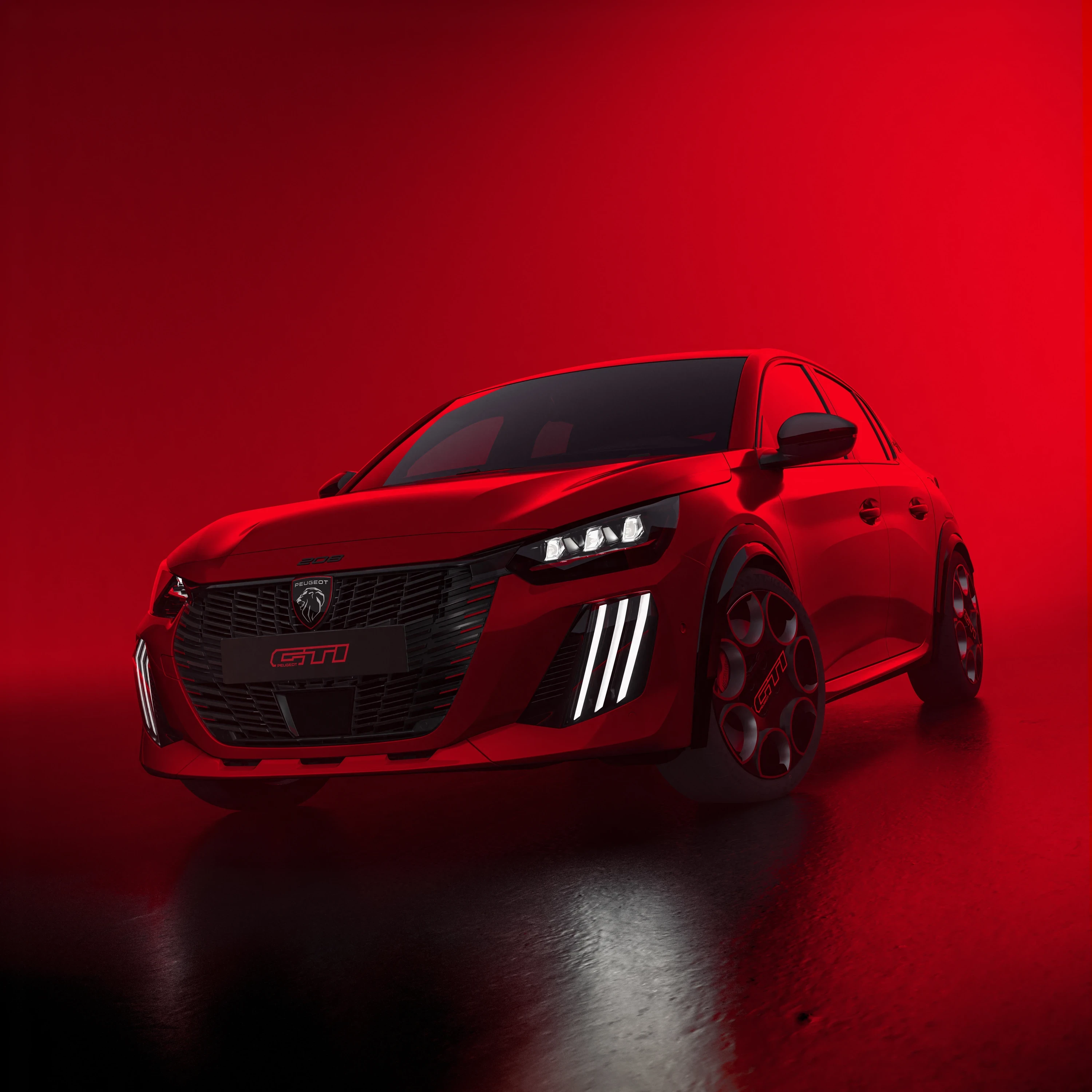 Peugeot E-208 GTi exterior view