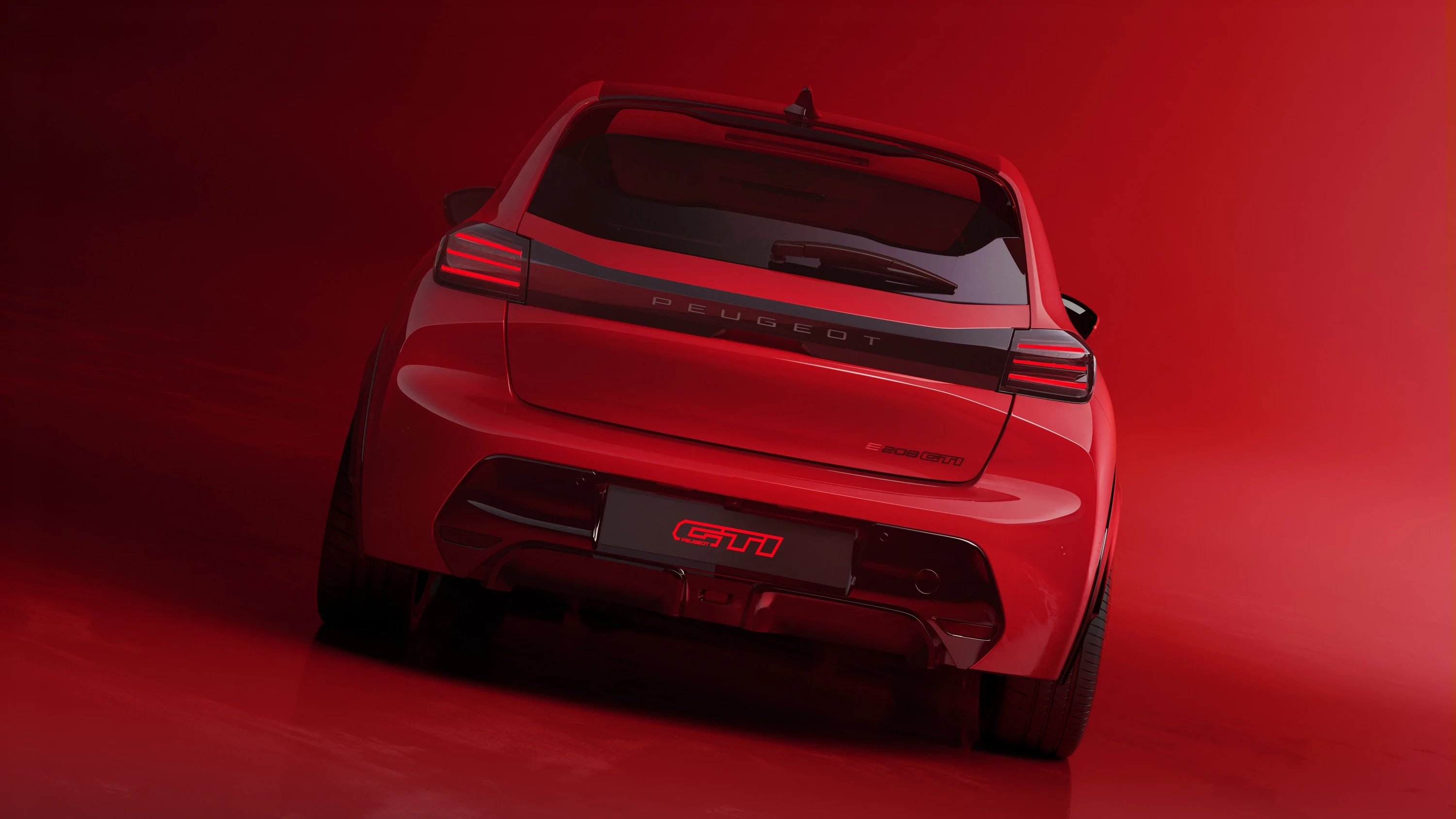 Peugeot E-208 GTi exterior view