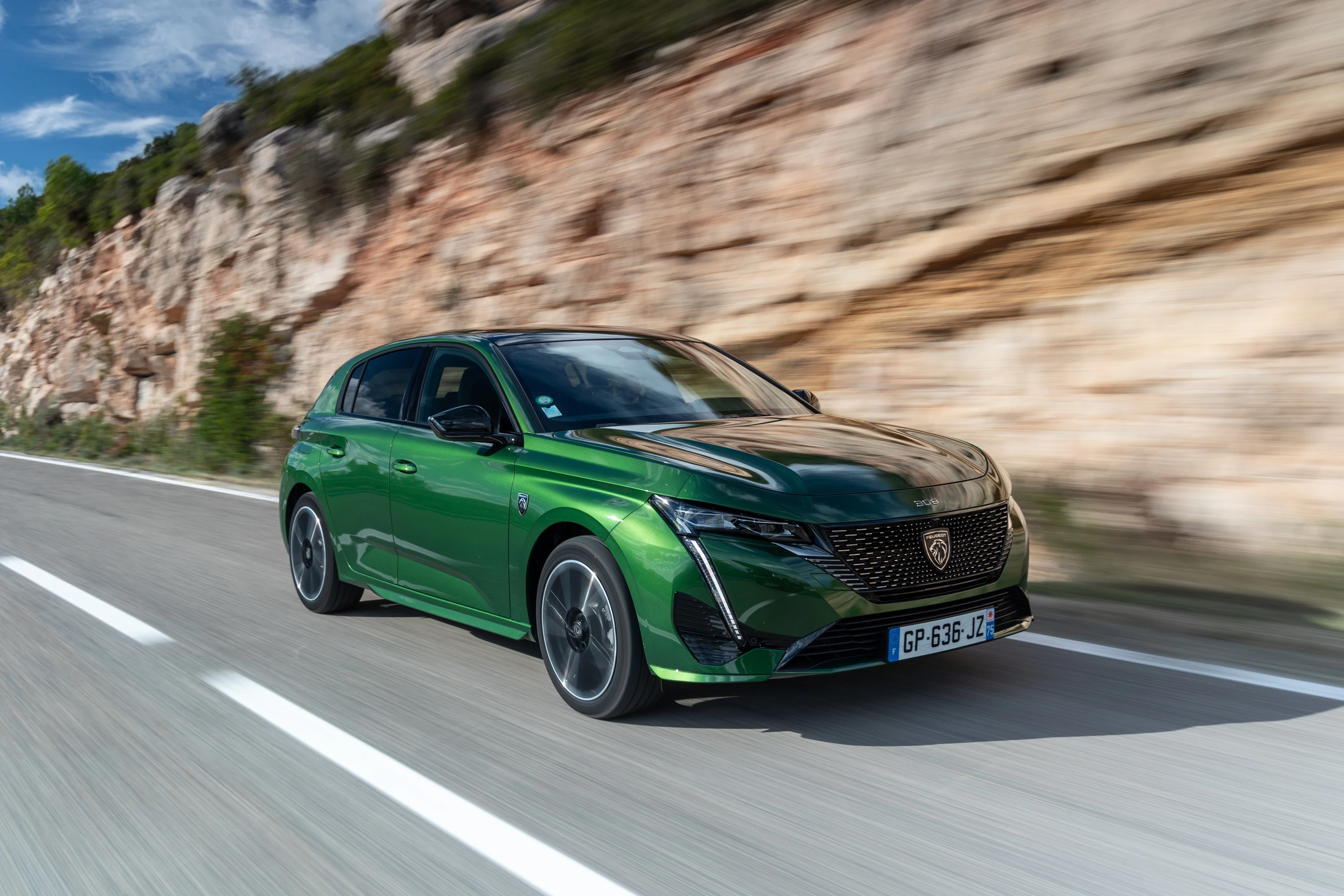 Peugeot E-308 electric vehicle