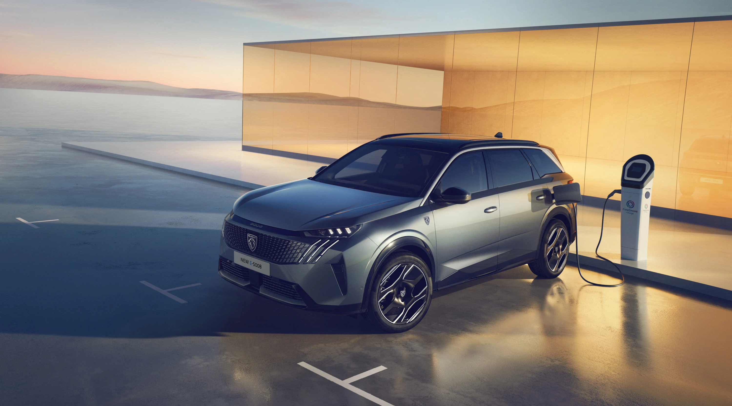 Peugeot E-5008 charging view