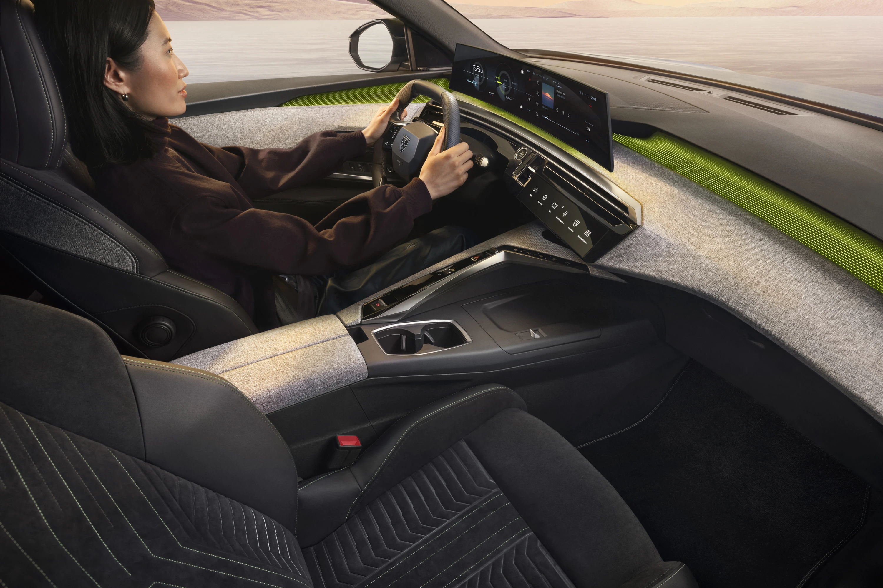 Peugeot E-5008 screens view