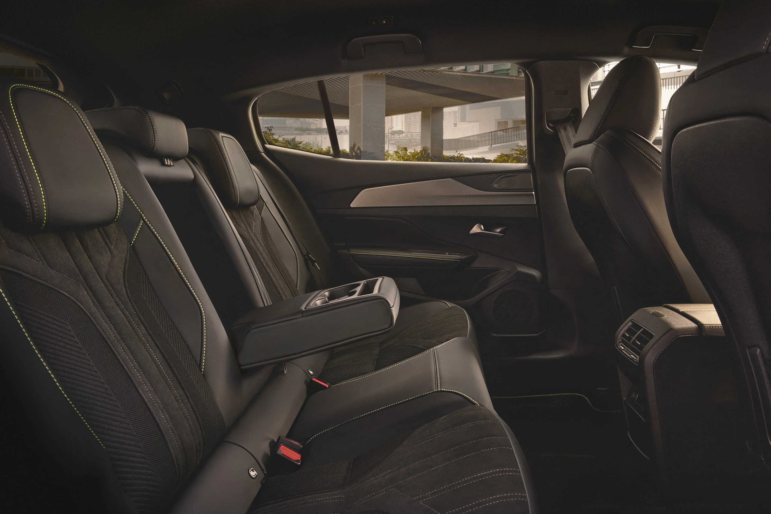 Peugeot e-408 58 kWh secondrowseats view