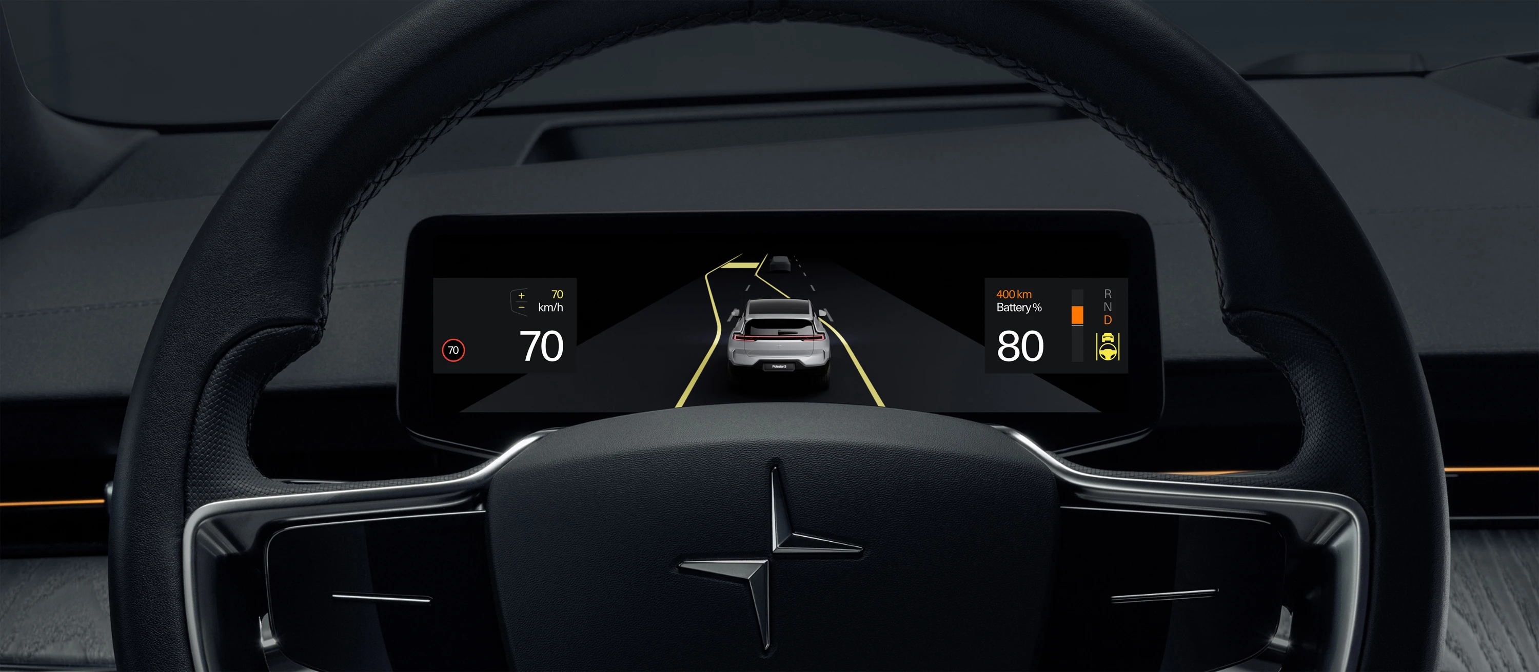 Polestar 3 Long Range Single Motor screens view