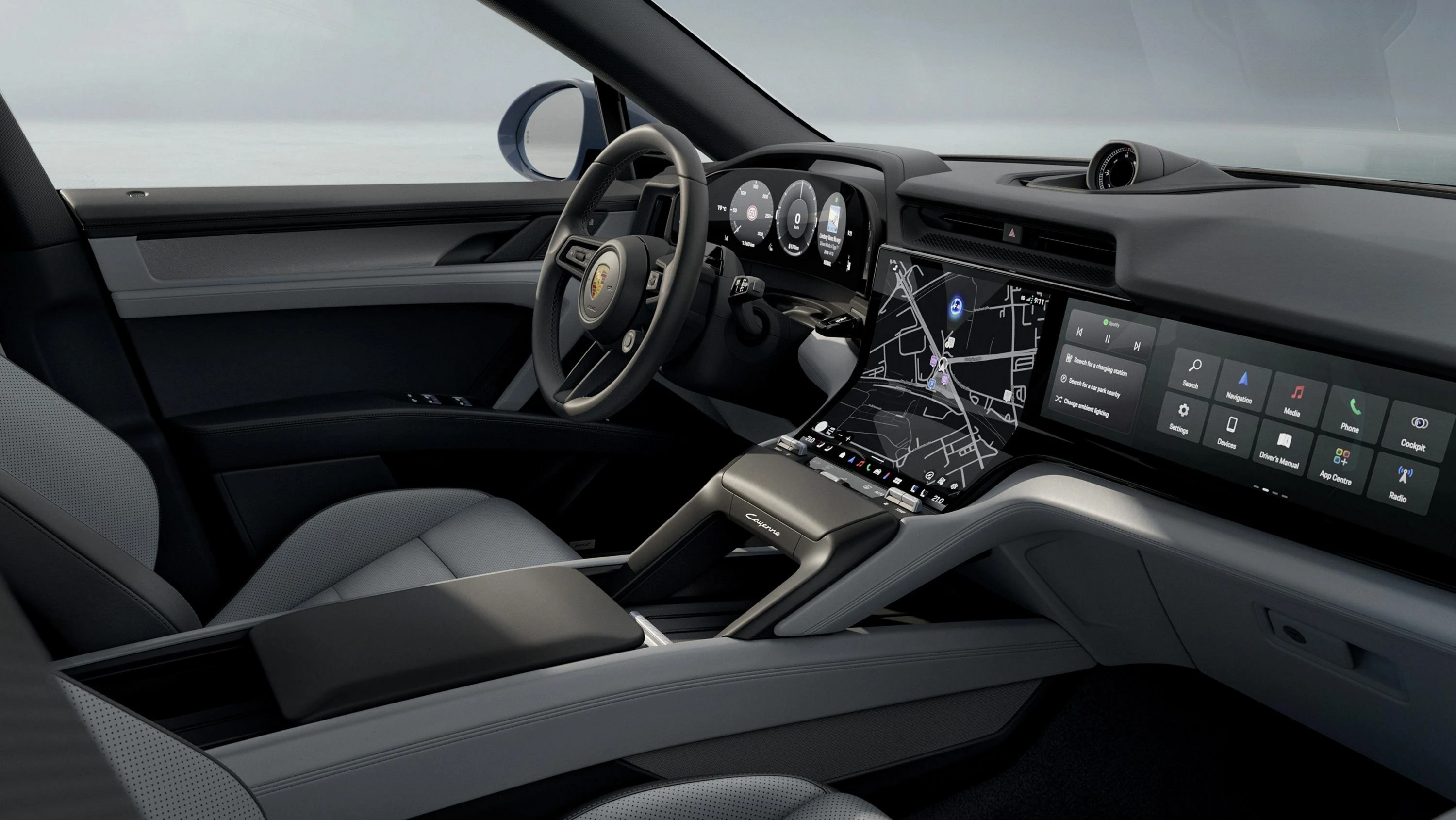 Porsche Cayenne S interior view
