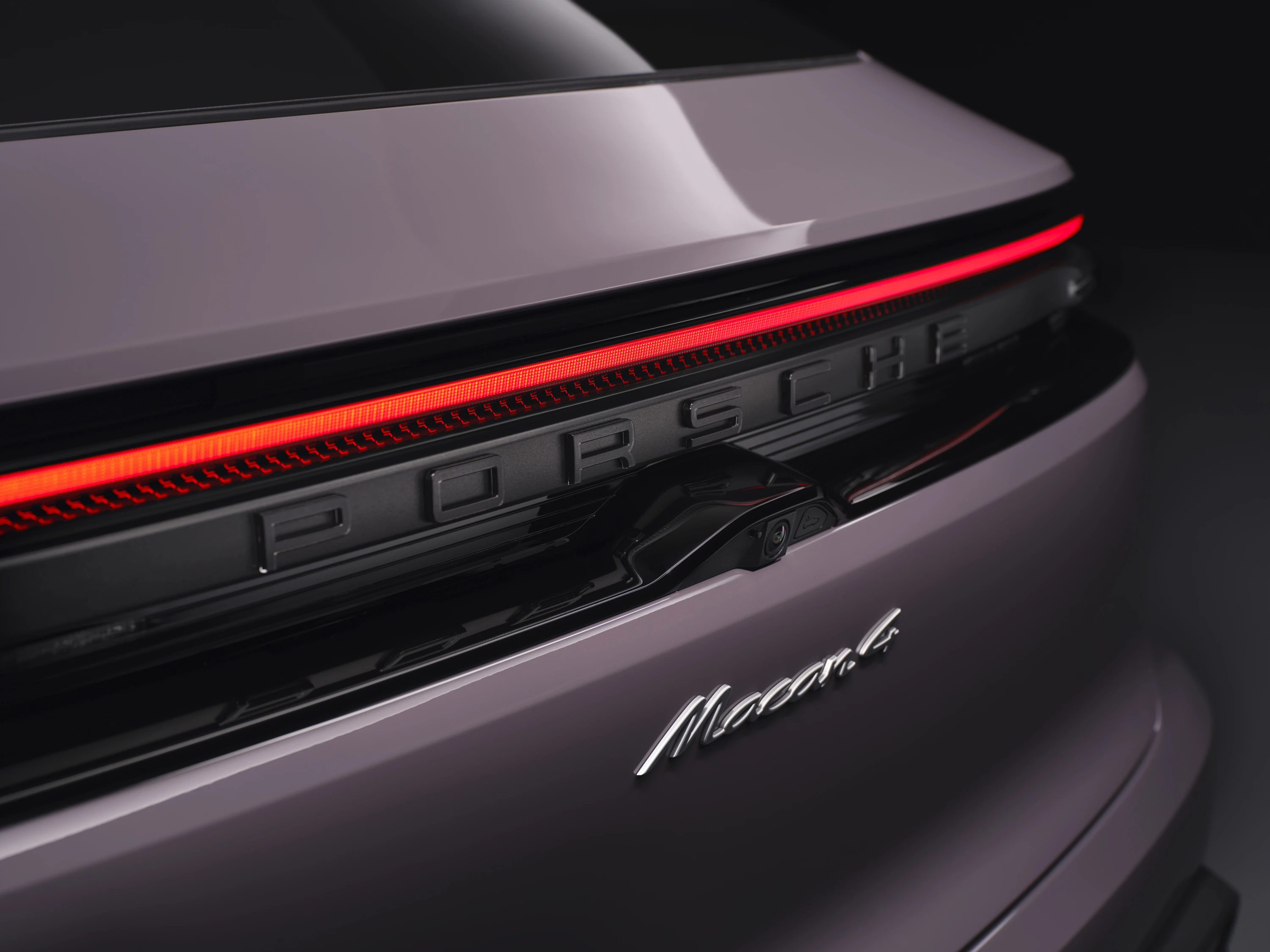 Porsche Macan 4 rearlights view