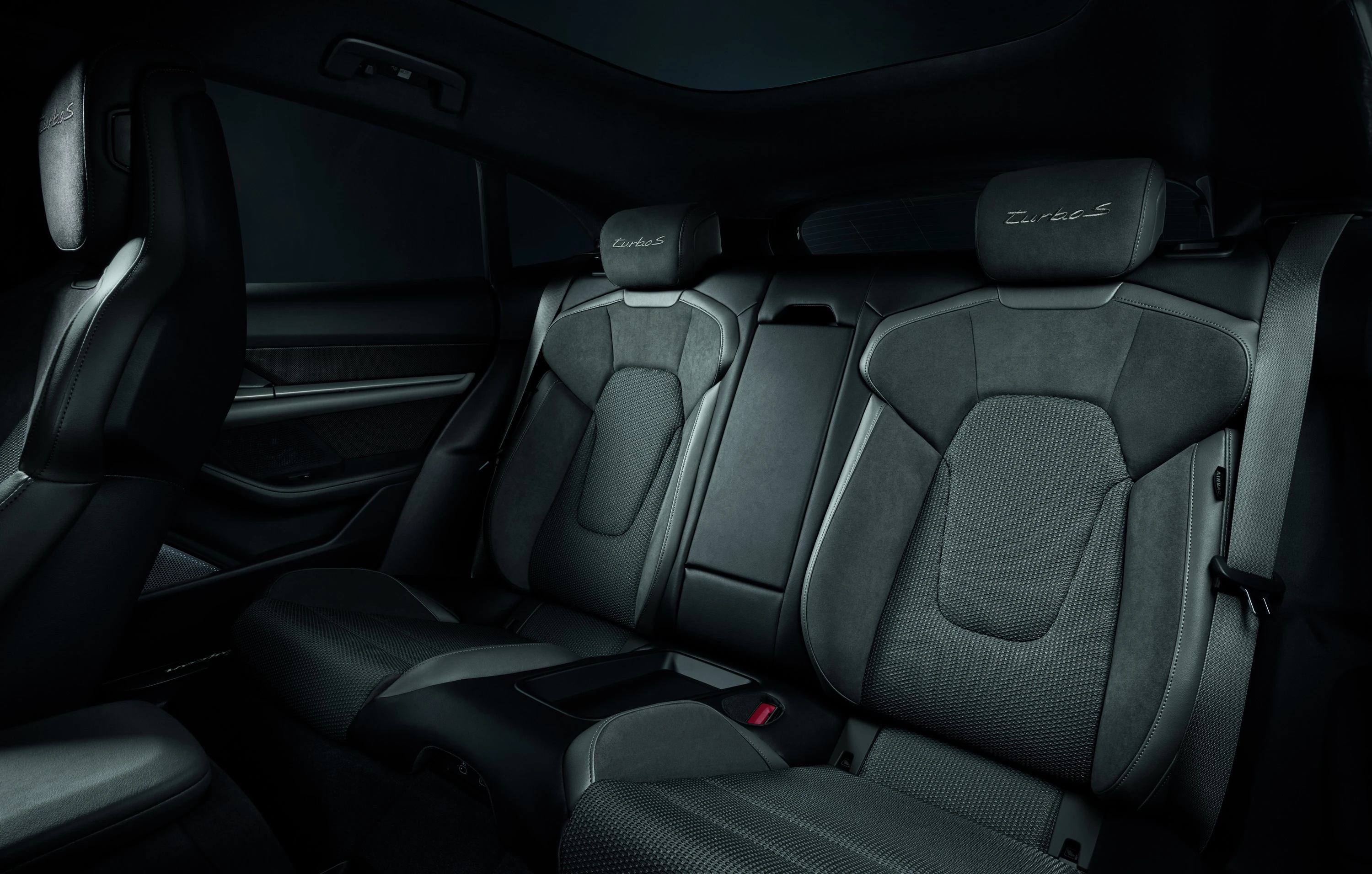 Porsche Taycan Sport Turismo secondrowseats view